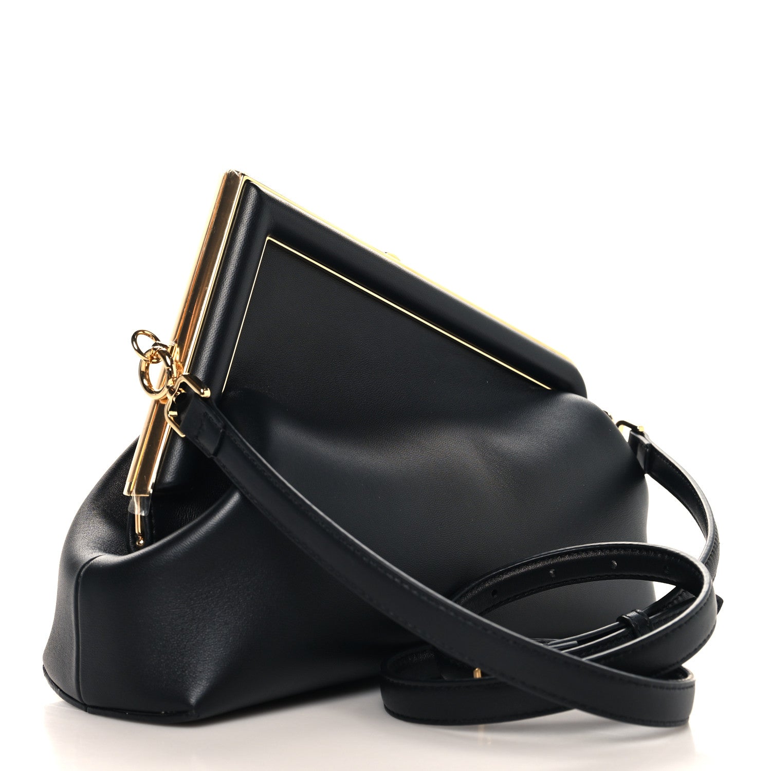 Shiny Nappa Midi Fendi First Black - Image 3