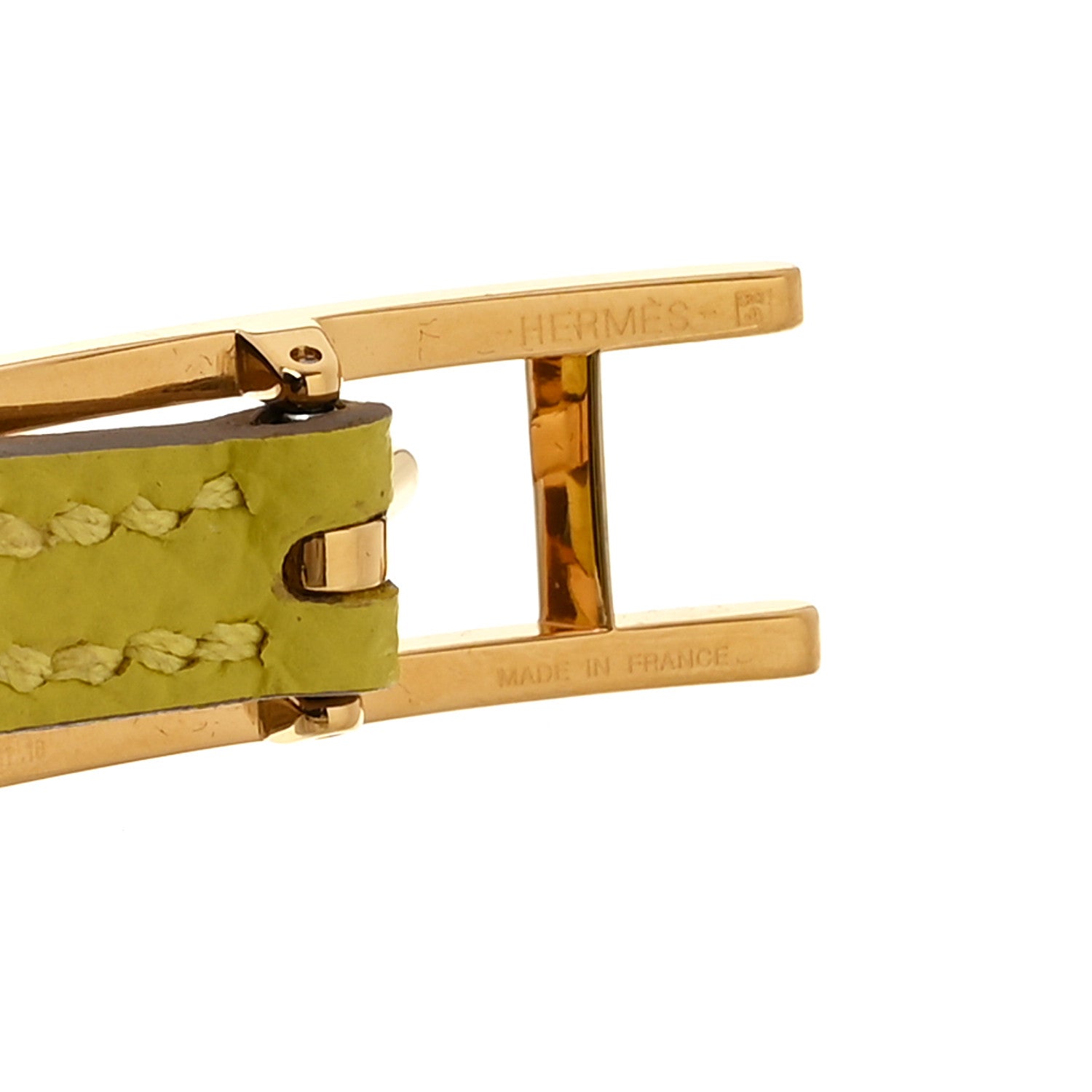 Epsom Swift Behapi Double Tour Bracelet XS Lime Etoupe - Image 4