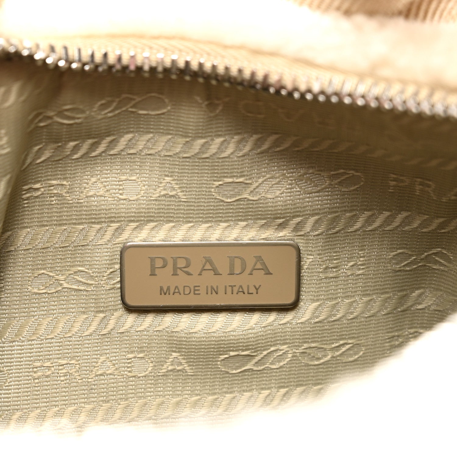 Shearling Mini Re-Edition 2000 Bag Ecru - Image 6