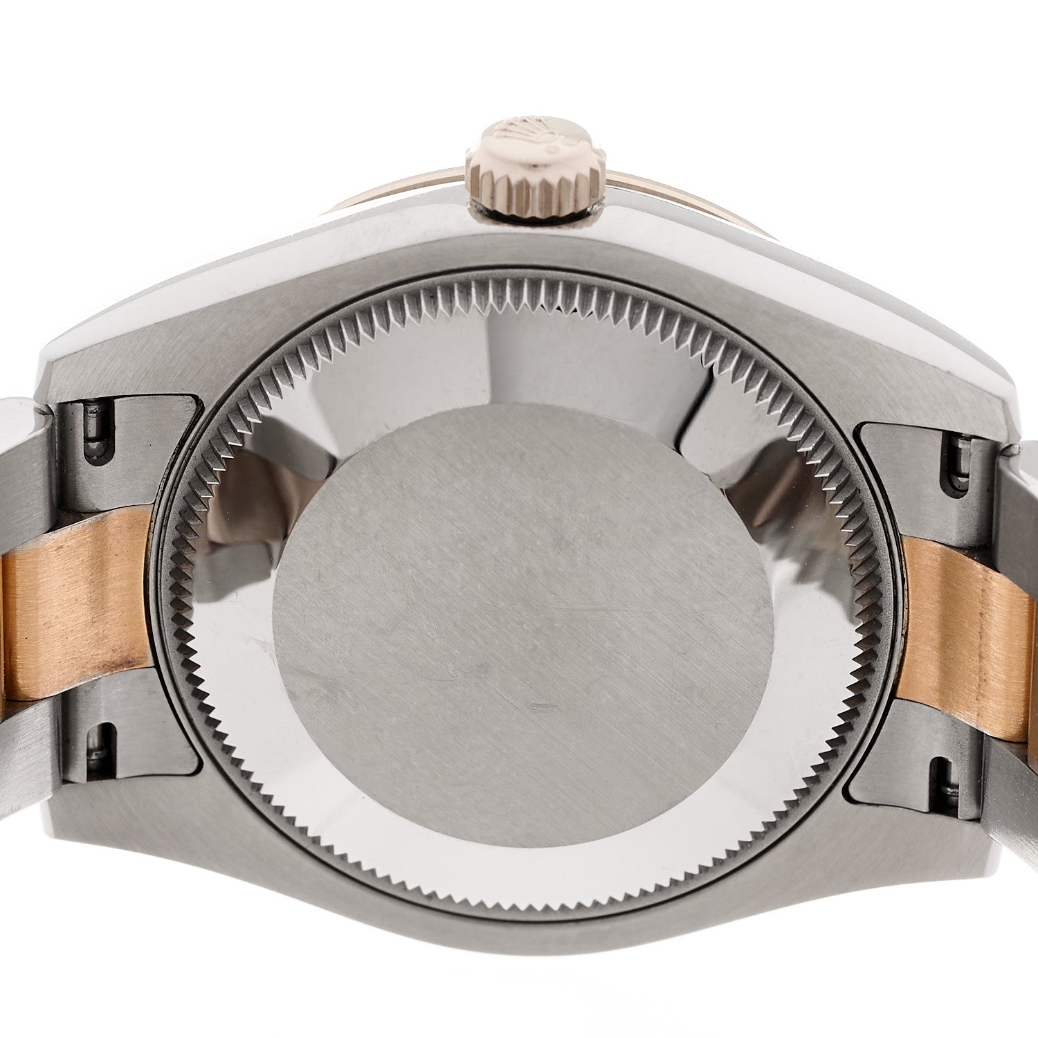 Stainless Steel 18K Everose Gold Diamond 31mm Oyster Perpetual Datejust Watch Chocolate Roman 178341 - Image 4