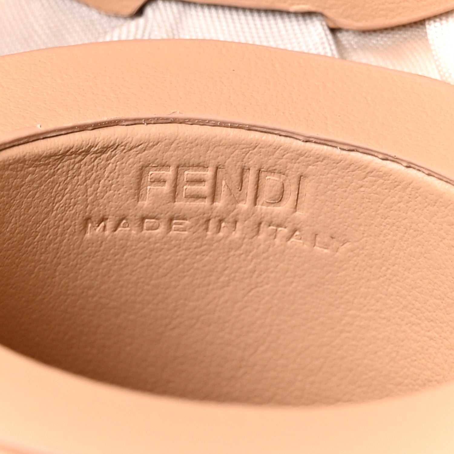 Calfskin Miele Bag Charm Beige - Image 4