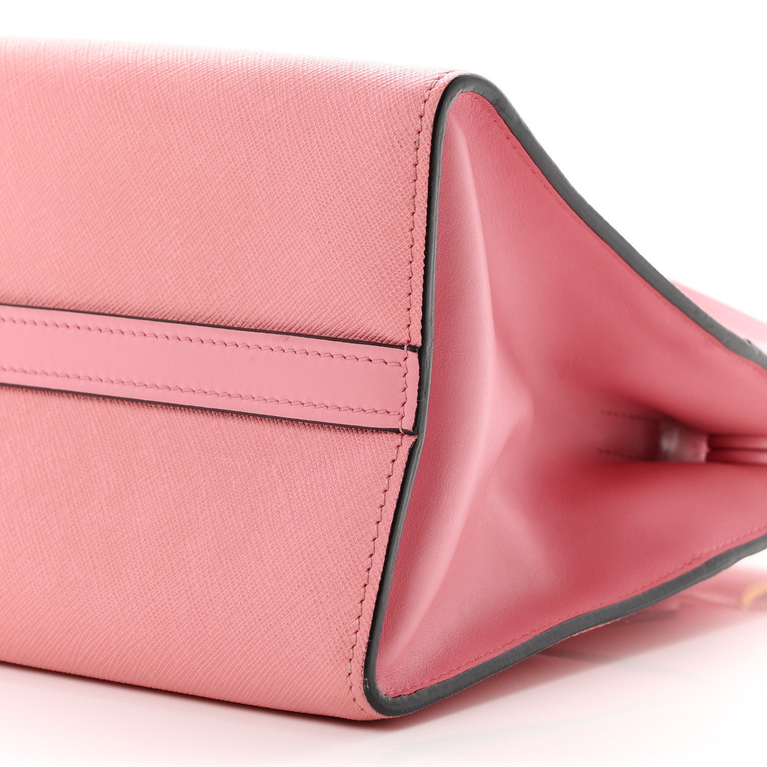 Saffiano City Calfskin Small Paradigme Bag Petalo - Image 10