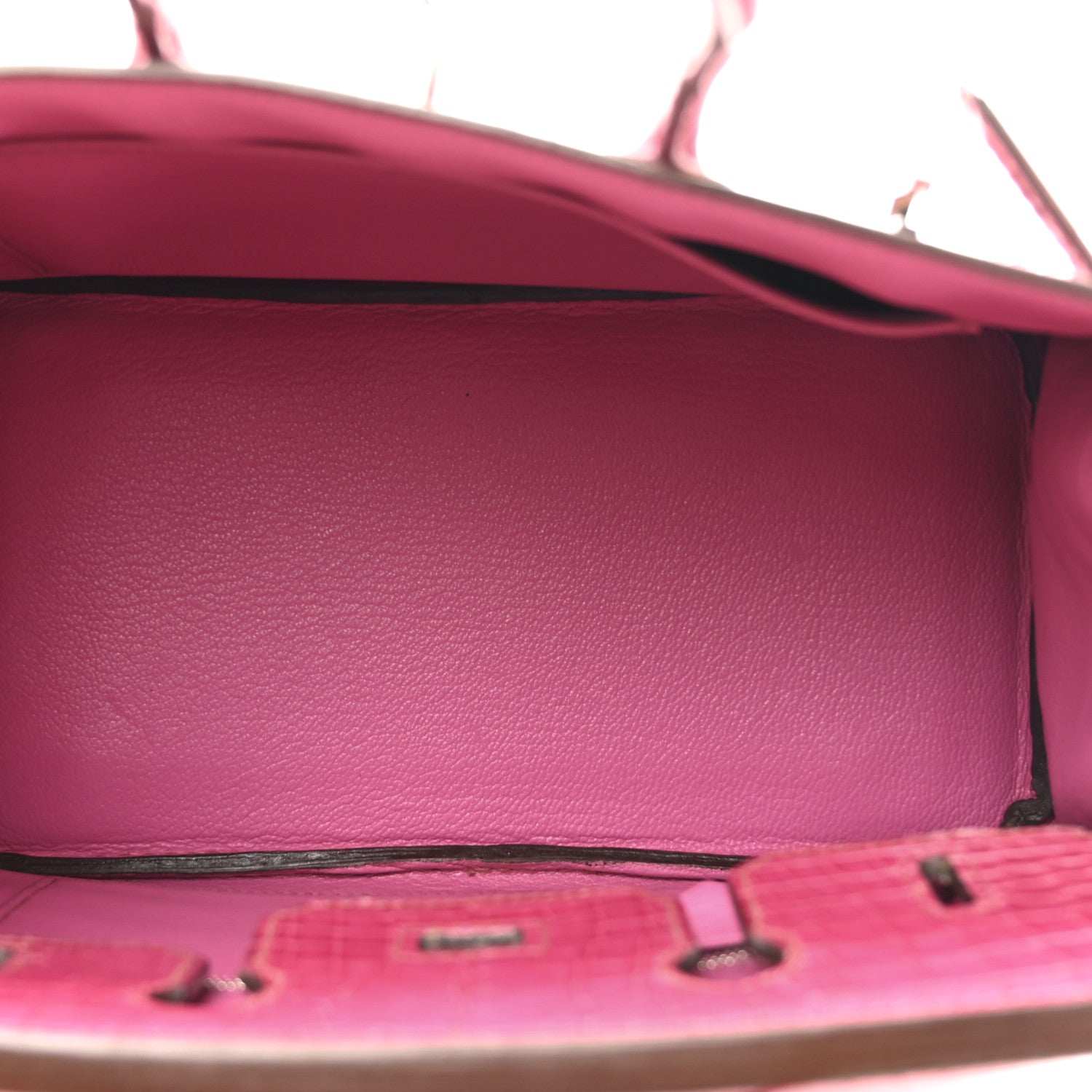 Shiny Niloticus Crocodile Birkin 25 Rose Scheherazade - Image 5
