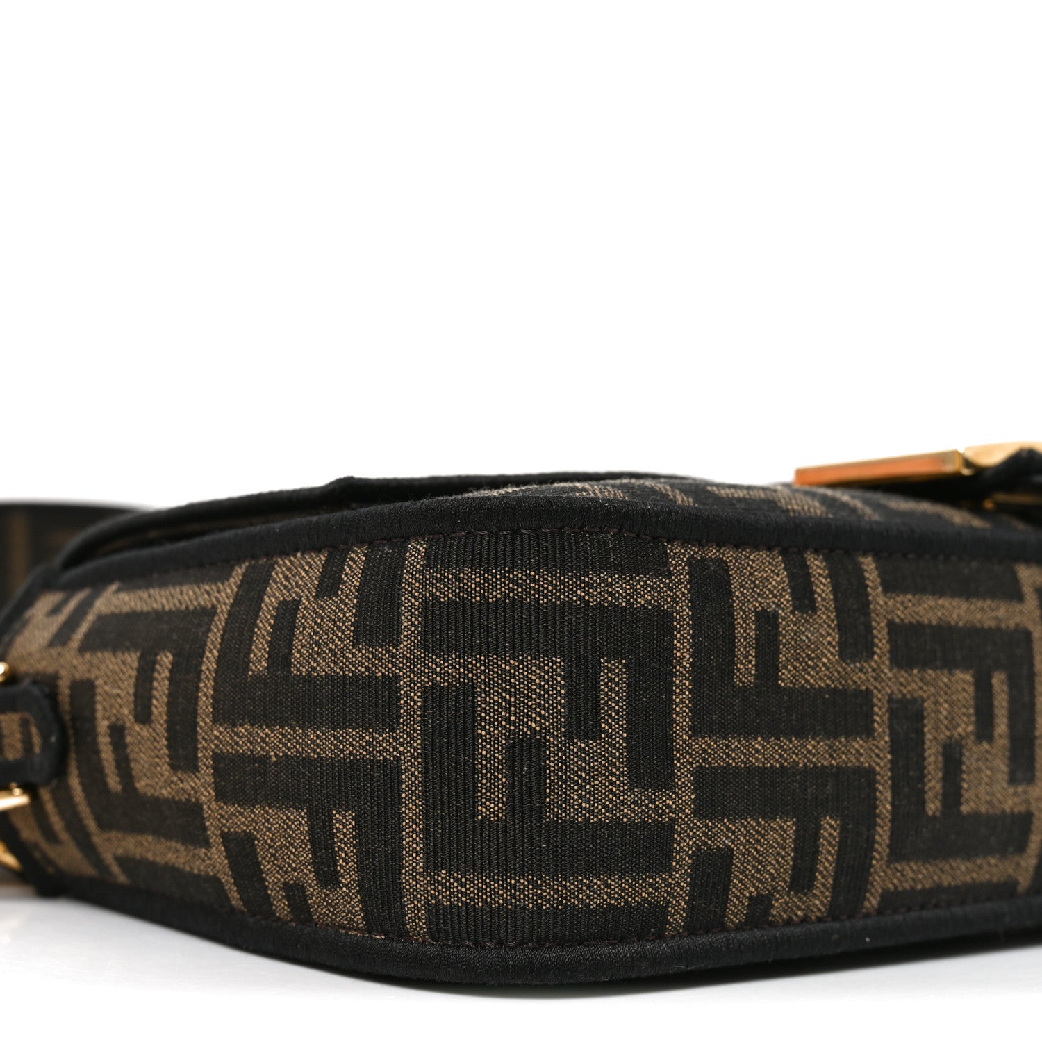 Fabric Jacquard FF 1974 Medium Baguette Tobacco Moro Black - Image 17