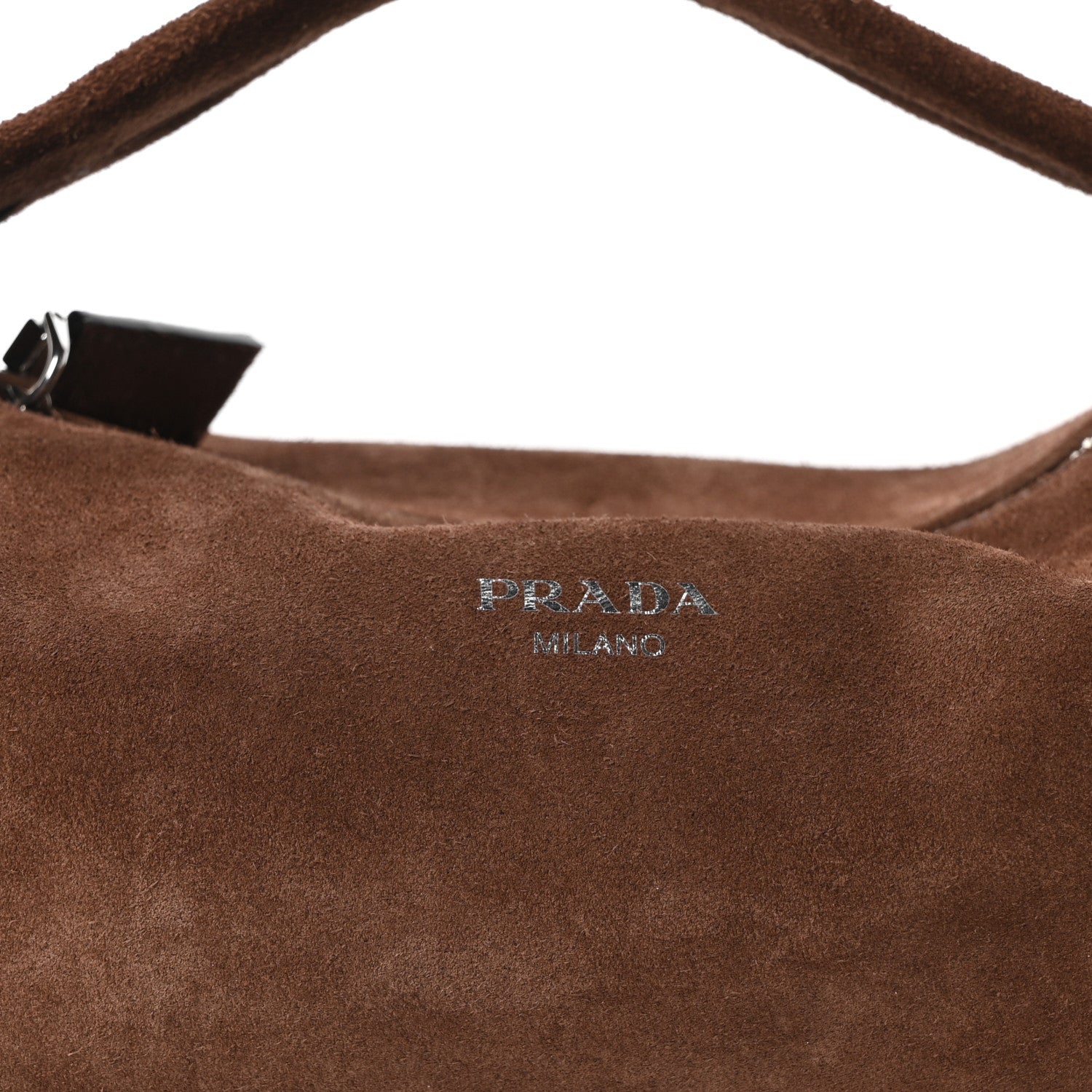 Scamosciato Top Handle Shoulder Bag Cacao - Image 7