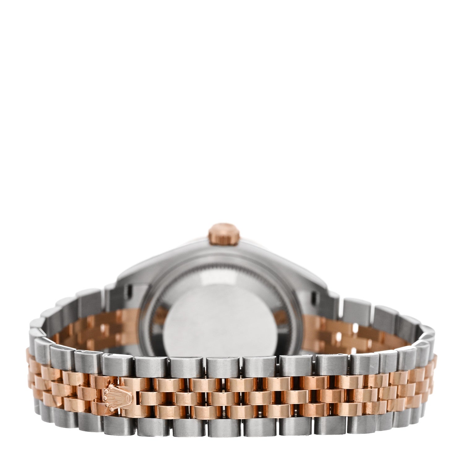 Stainless Steel 18K Everose Gold Diamond Bezel Mother of Pearl 28mm Oyster Perpetual Datejust Watch 279381RBR - Image 3