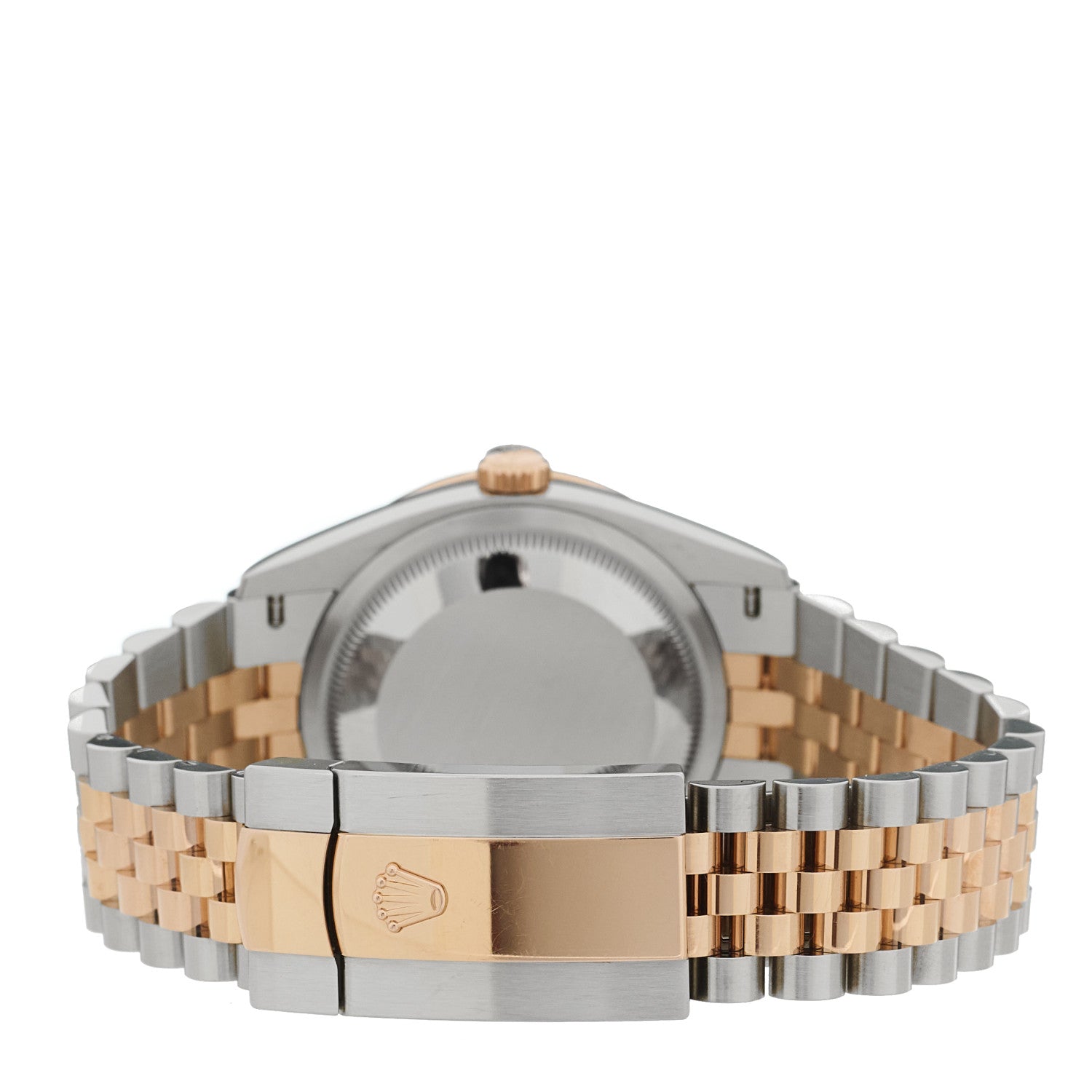 Stainless Steel 18K Everose Gold Diamond 36mm Oyster Perpetual Datejust Watch Rhodium Roman 126281RBR - Image 3