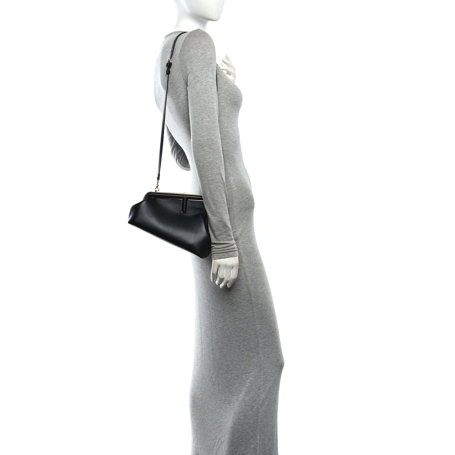 Shiny Nappa Small Fendi First Black Black - Image 2