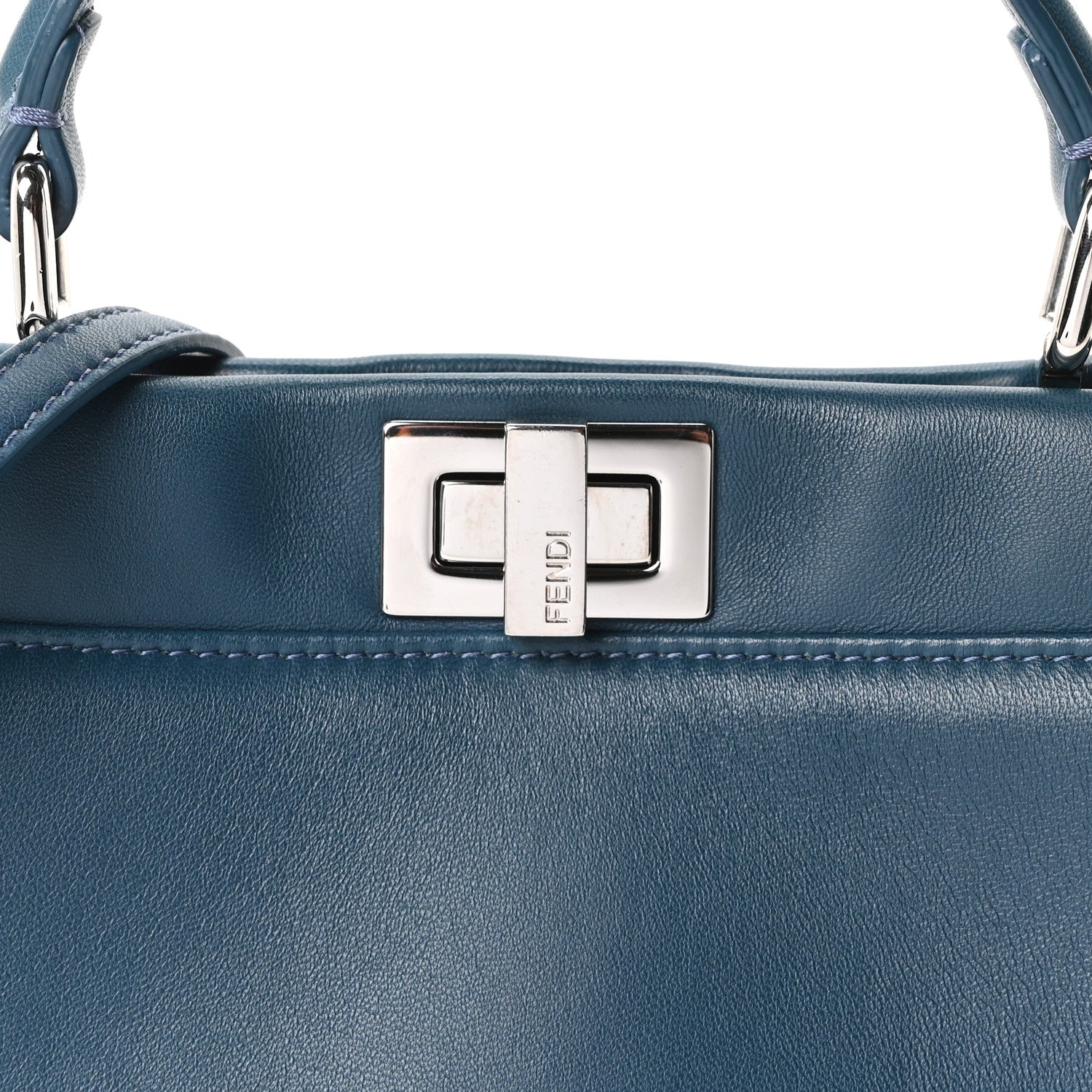 Nappa Mini Peekaboo Iconic Satchel Pavone - Image 7