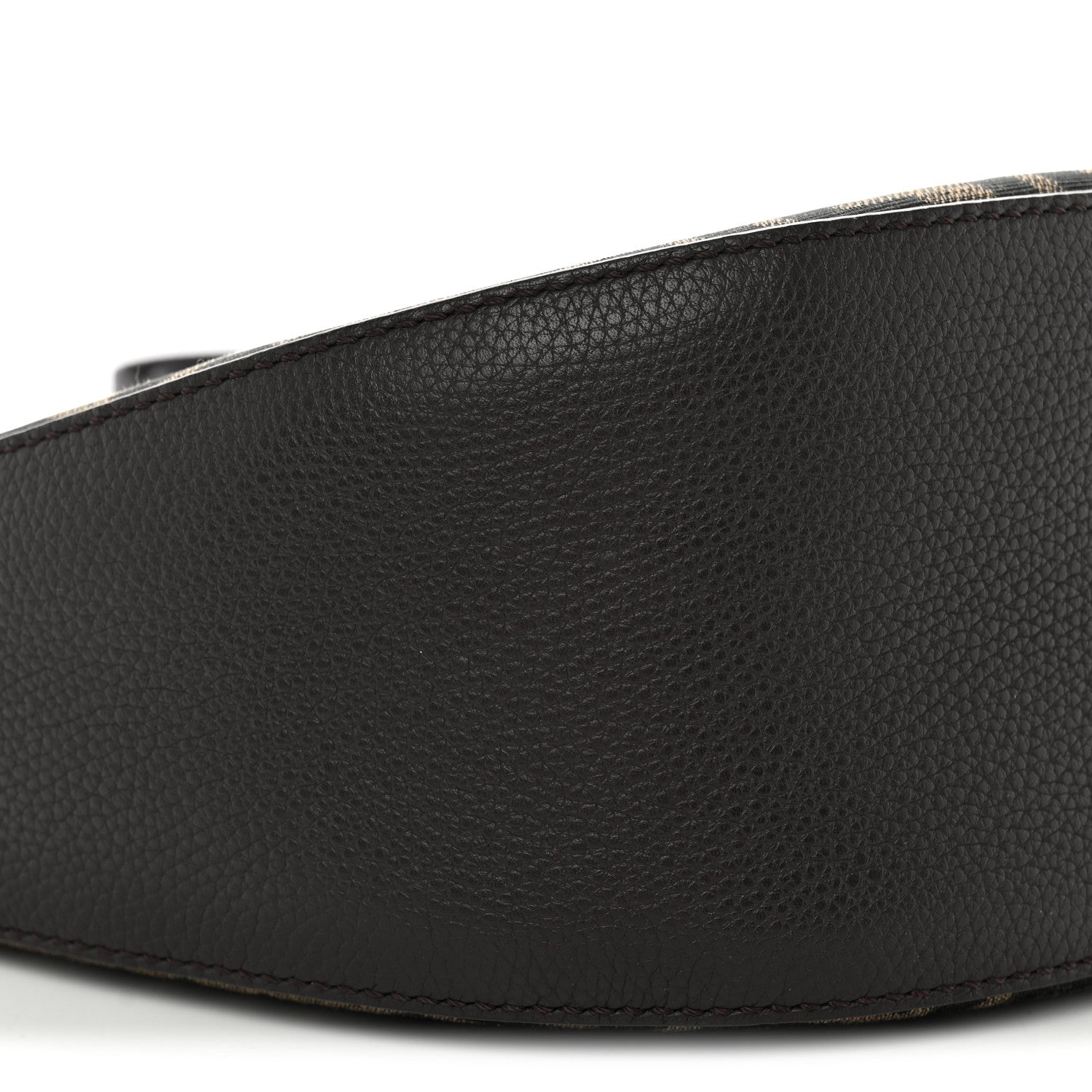 Fabric Jacquard FF Melon Bag Tobacco Black - Image 9