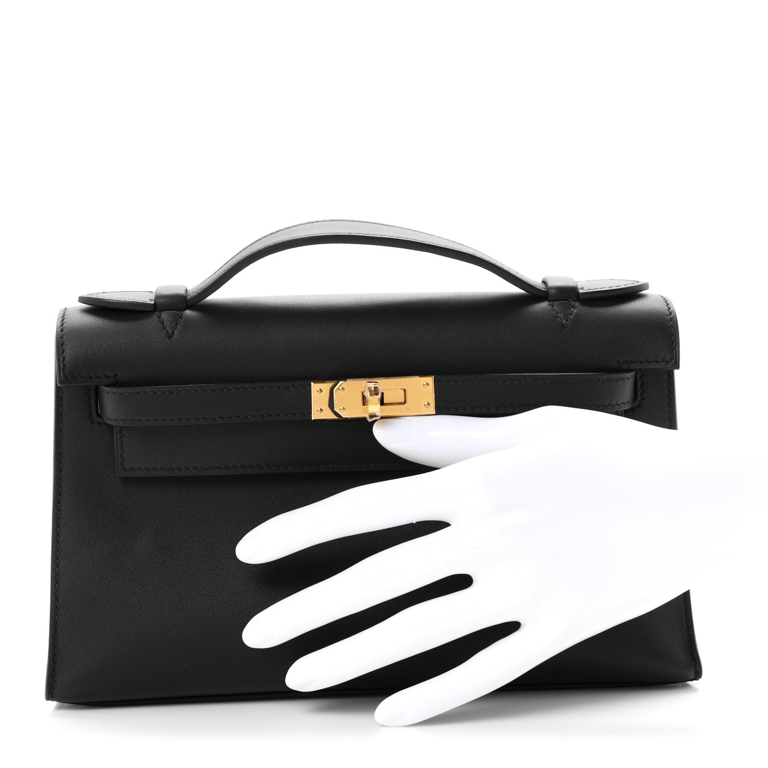 Swift Kelly Pochette Clutch Black - Image 2
