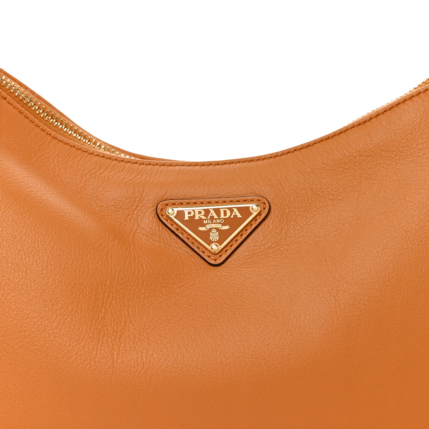 Soft Calfskin Medium Aimee Shoulder Bag Caramel - 图片 7
