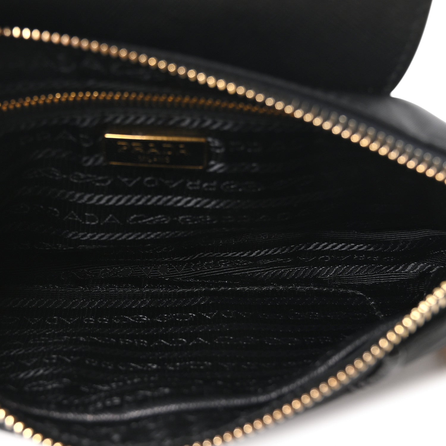 Tessuto Nylon Saffiano Crossbody Bag Black - Image 5