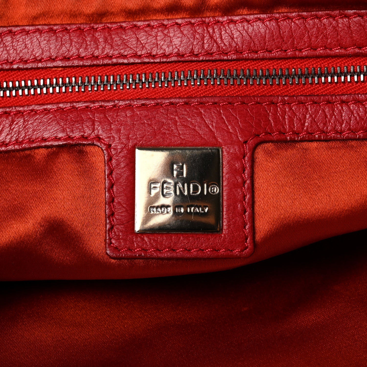Calfskin Mama Baguette Red - Image 6