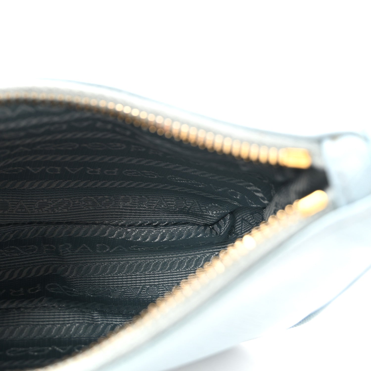 Saffiano Lux Re-Edition 2005 Mini Shoulder Bag Celeste - Image 5