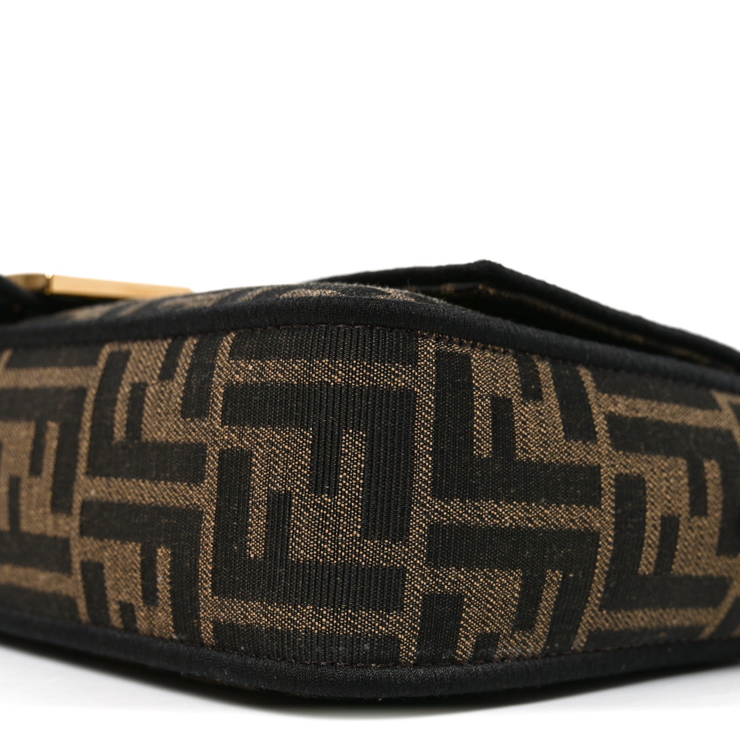 Fabric Jacquard FF 1974 Medium Baguette Tobacco Moro Black - Image 19