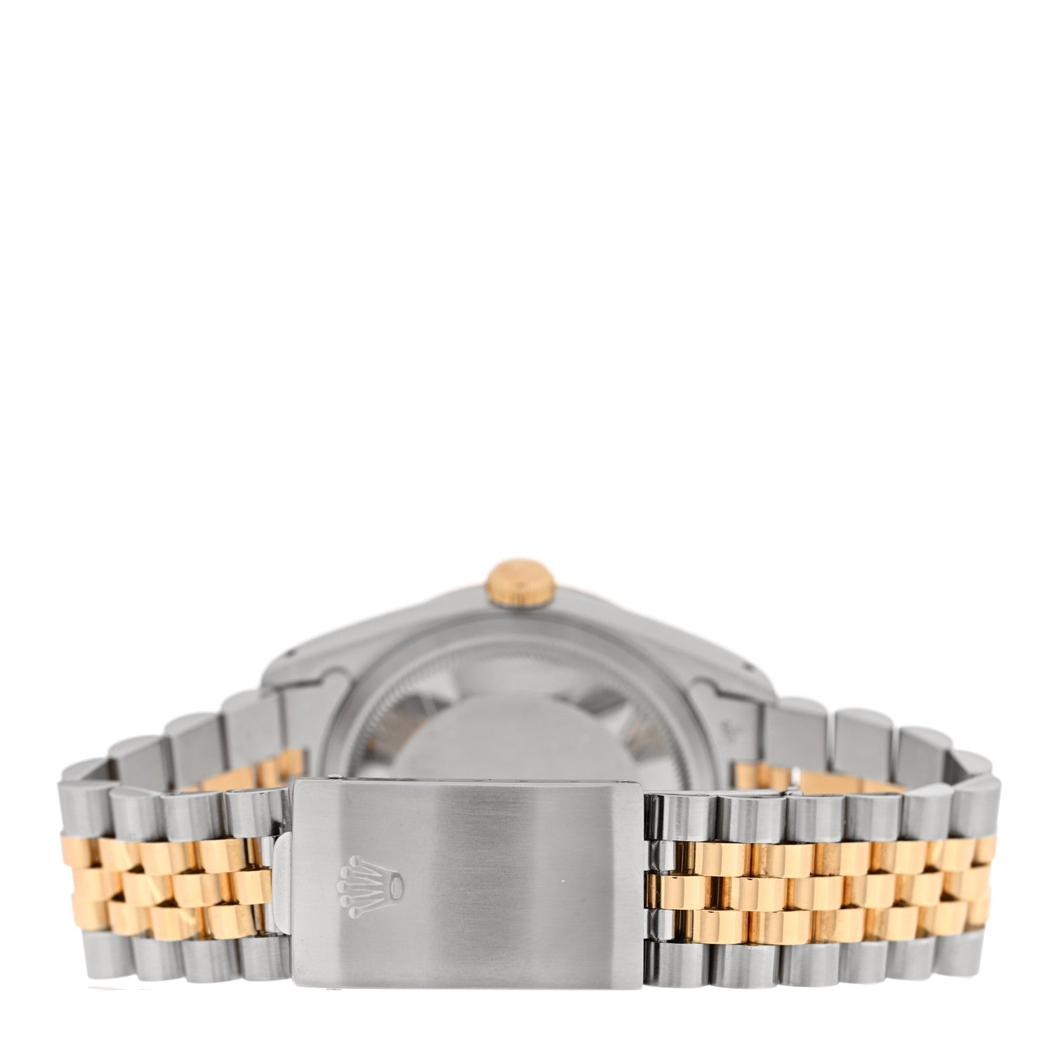 Stainless Steel 18K Yellow Gold 36mm Oyster Perpetual Datejust Watch Champagne Linen 16233 - Image 3