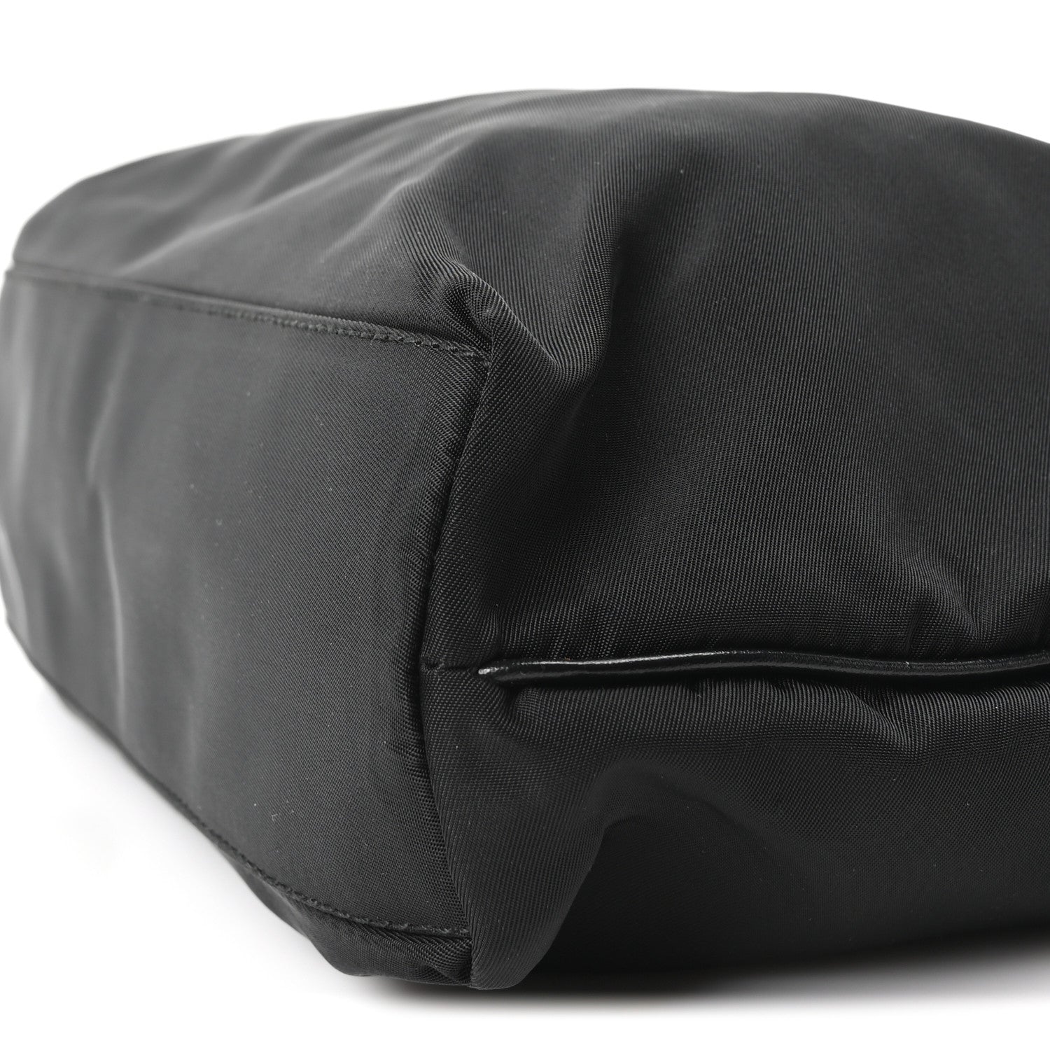 Tessuto Nylon Shopping Tote Black - Image 10