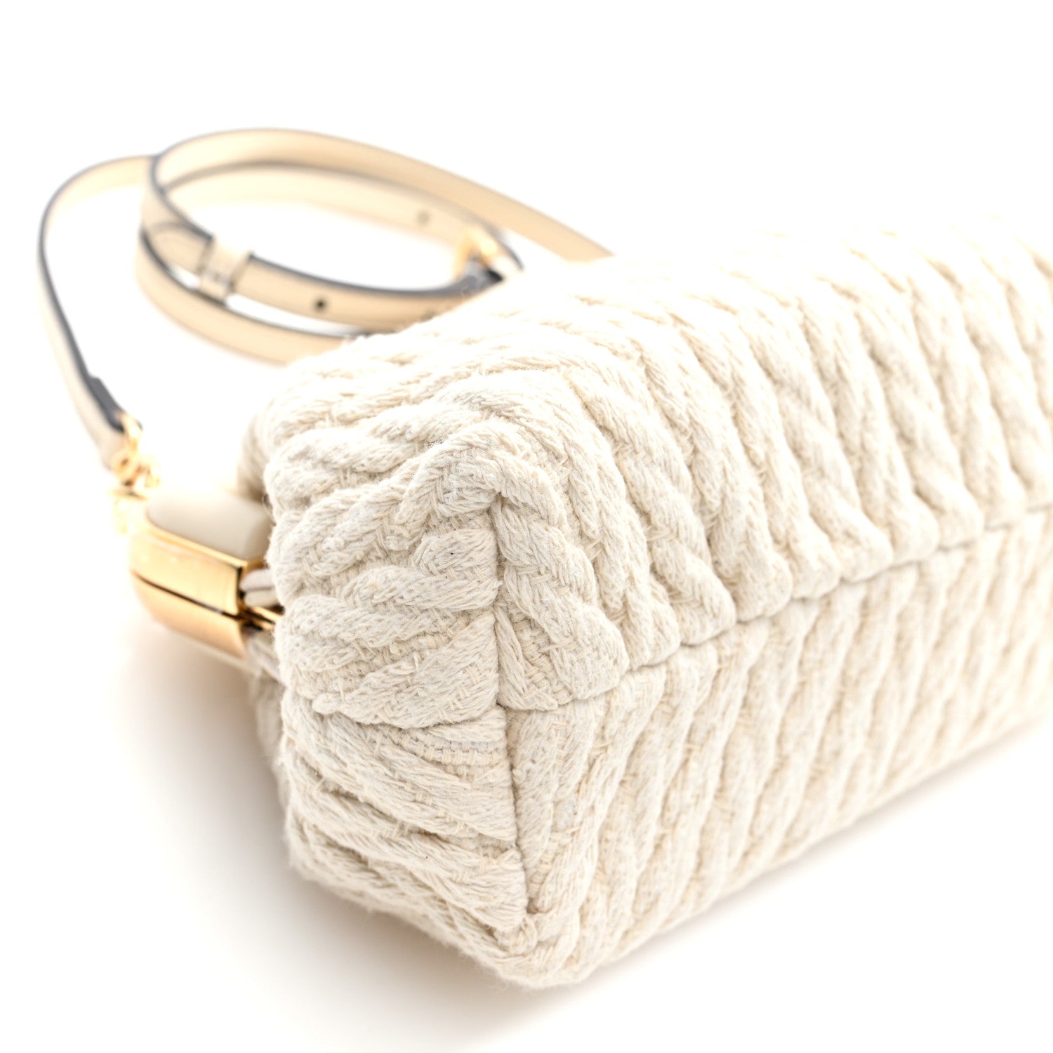 Lambskin Tessuto Treccia Small Fendi First Grezzo - Image 9