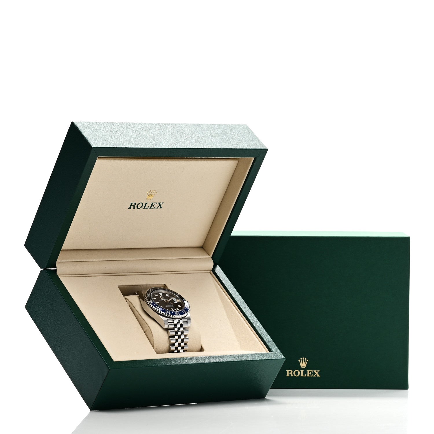 Stainless Steel 40mm Oyster Perpetual Date GMT Master Ⅱ Batgirl Watch 126710BLNR - Image 5