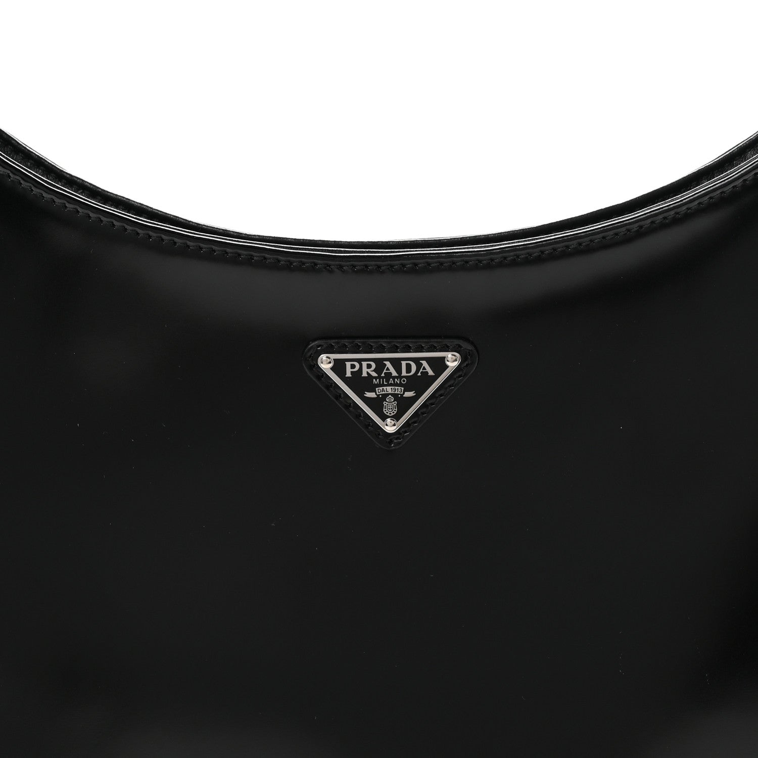 Spazzolato Cleo Shoulder Bag Black - Image 8