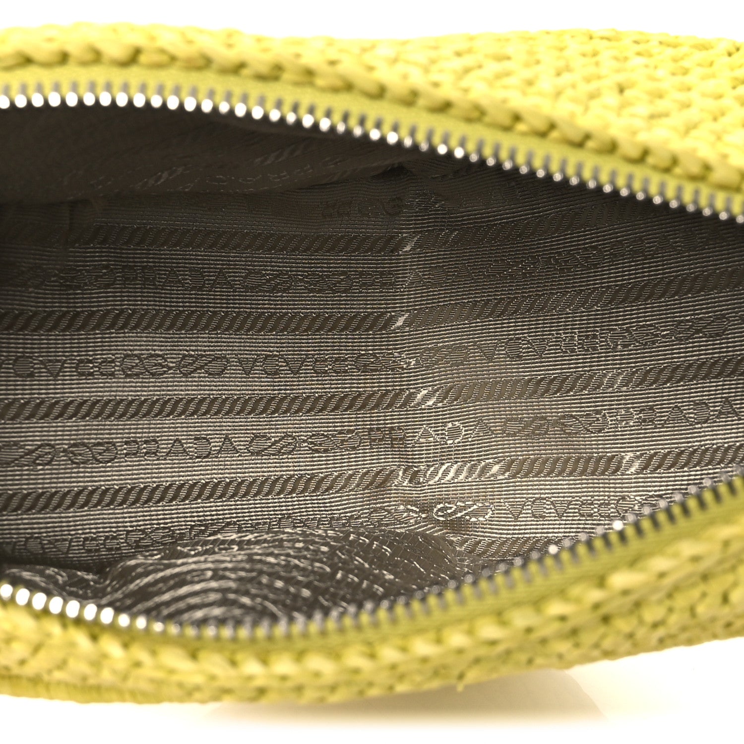 Yarn Raffia Effect Crochet Triangle Shoulder Bag Giallo - Image 5
