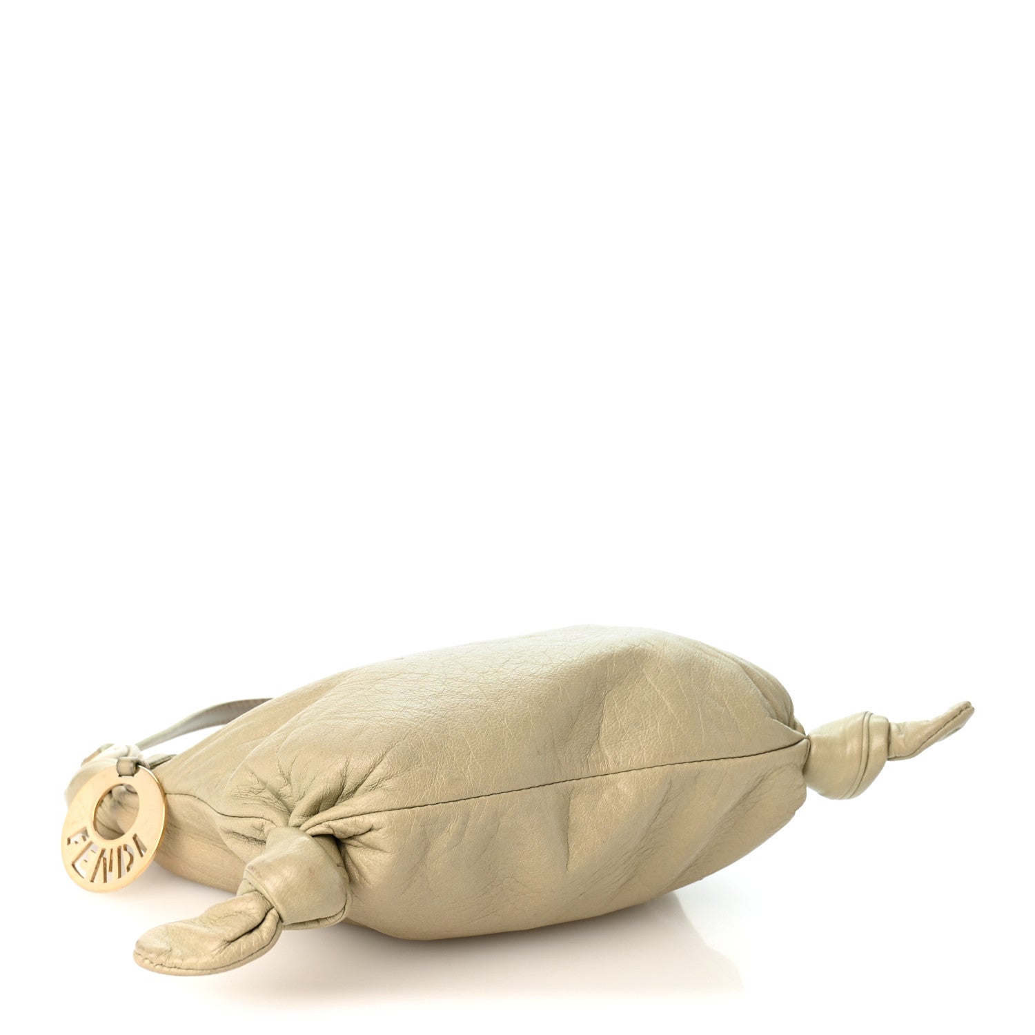 Calfskin Mini Hobo Bag Beige - Image 4