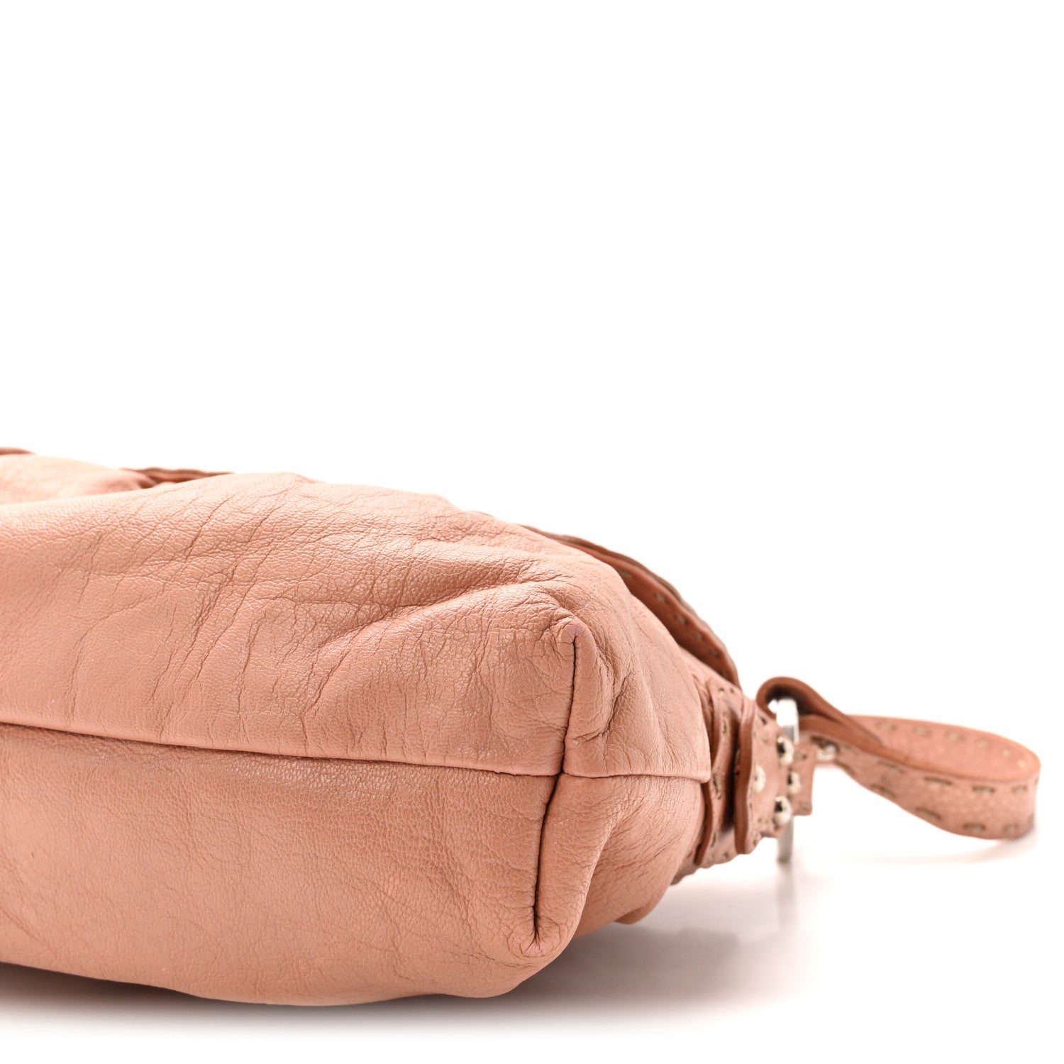 Calfskin Selleria Small Chef Shoulder Bag Bois De Rose - Image 9