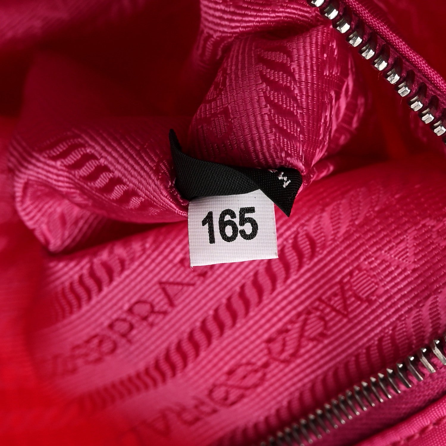 Tessuto Nylon Quilted Shopping Tote Fuxia - Image 7