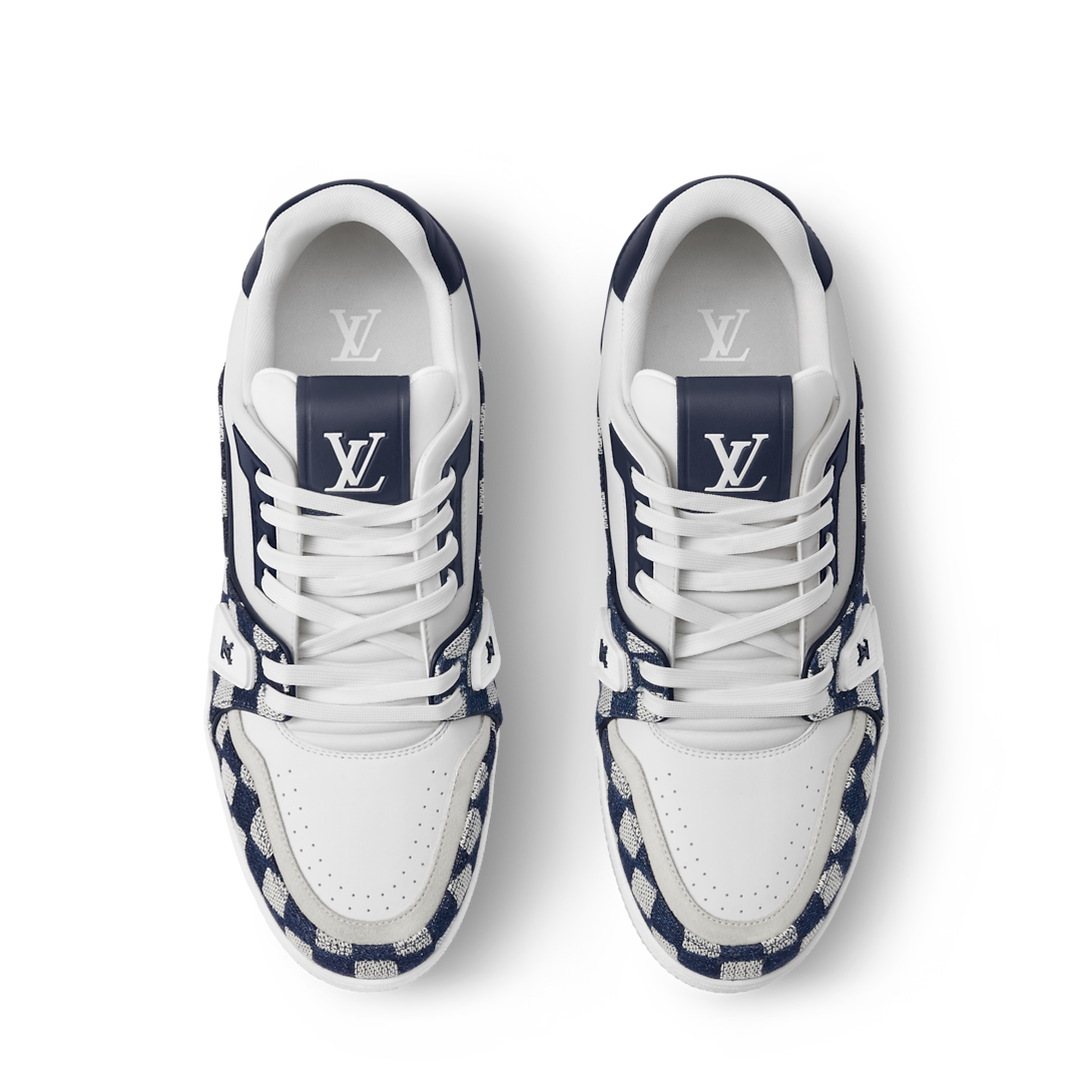 Louis Vuitton Trainer Sneaker Damier Moka Blue - 图片 2