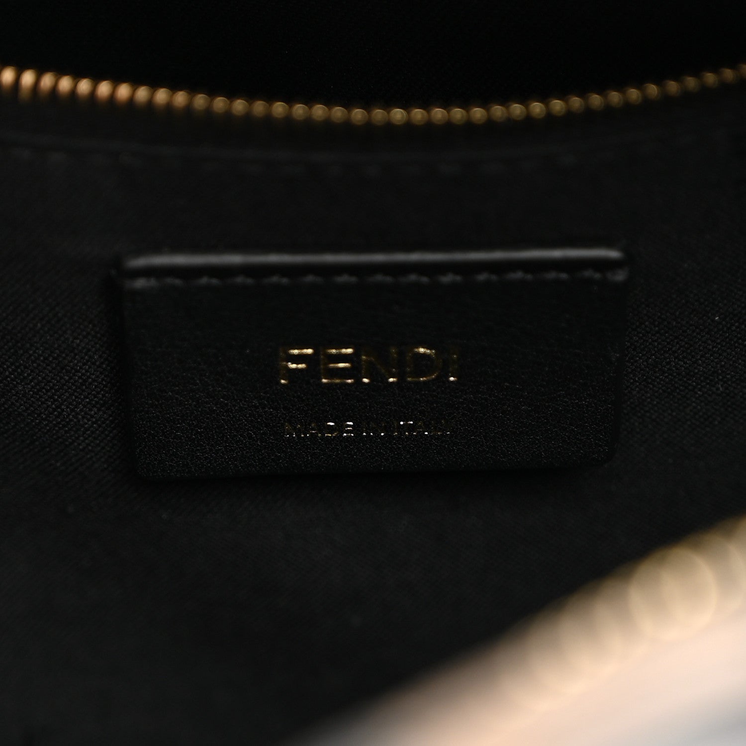 Vitello Bi-Color FF 1974 Embossed Mini Backpack Maya Black - Image 6