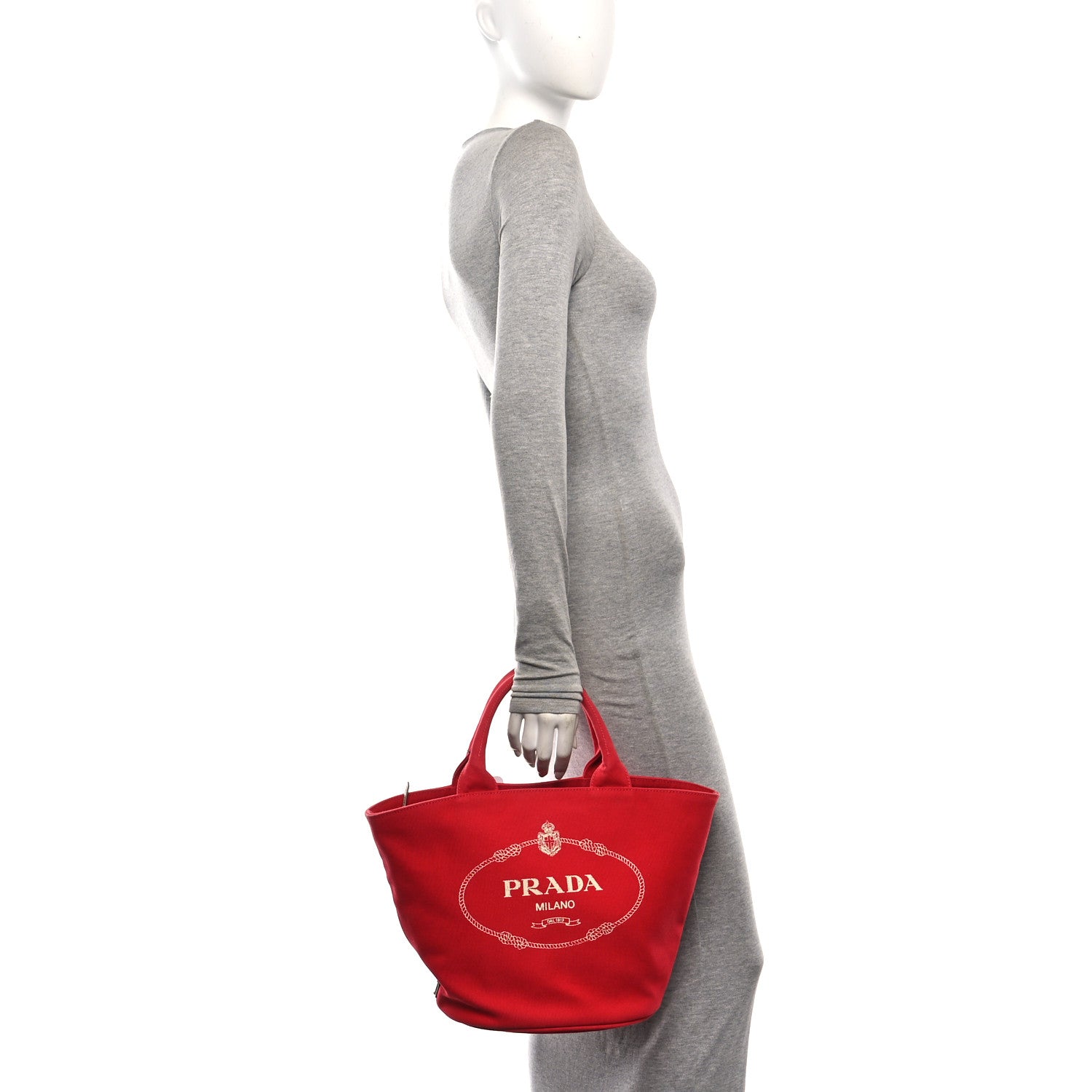 Canapa Small Shopping Tote Rosso - 图片 2