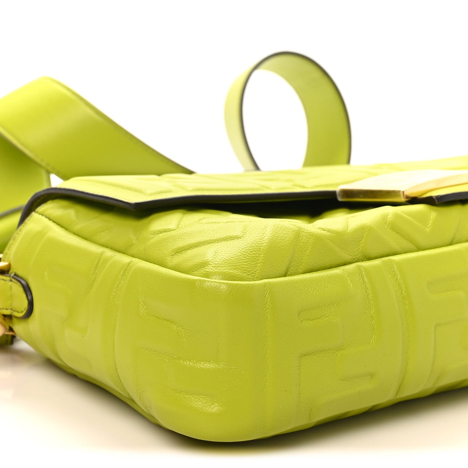 Nappa FF 1974 Embossed Baguette Wasabi - Image 9