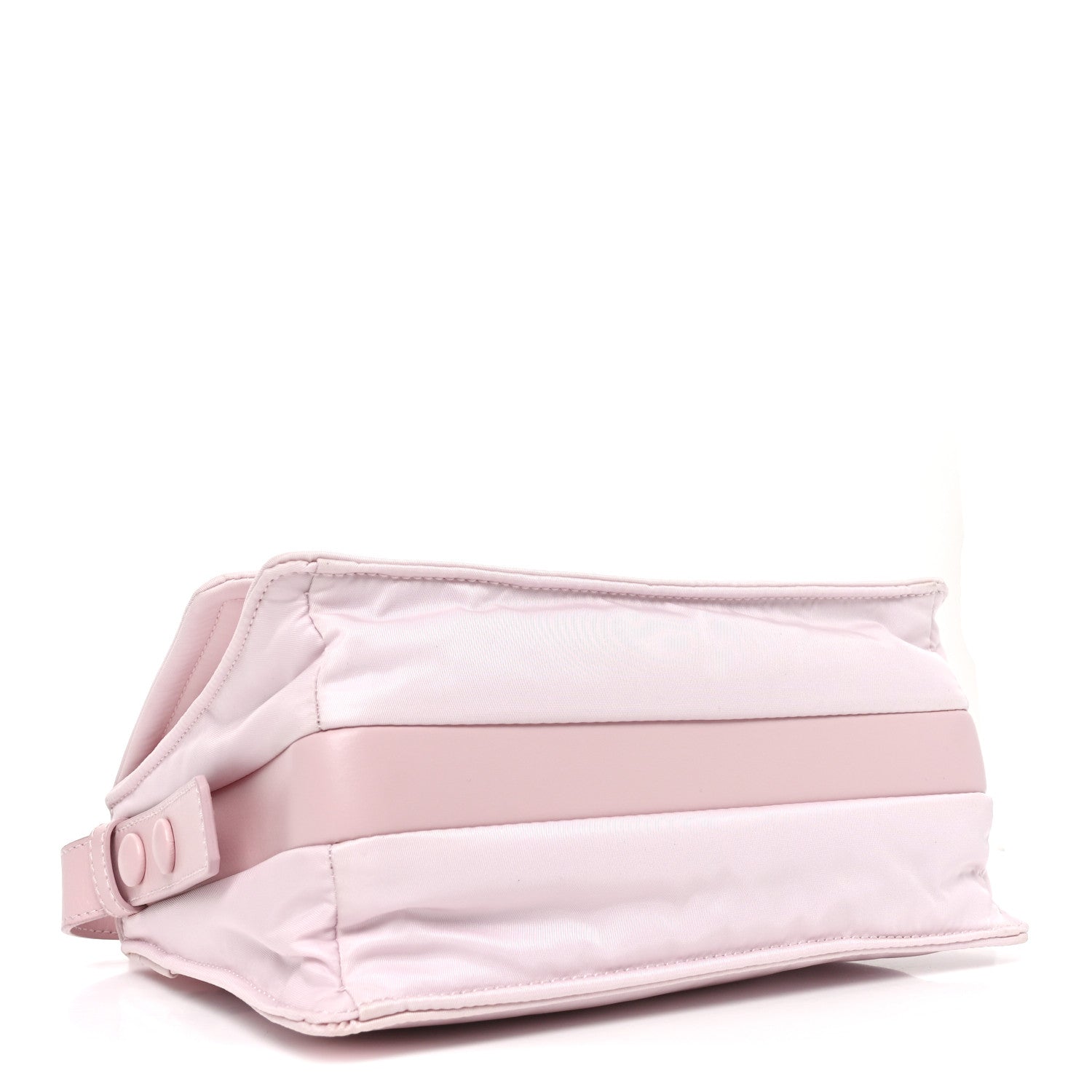 Re-Nylon Padded Small Traveller Alabaster - Image 4