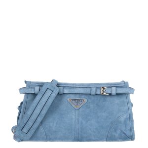 Scamosciato Triangle Small Bonnie Shoulder Bag Astrale
