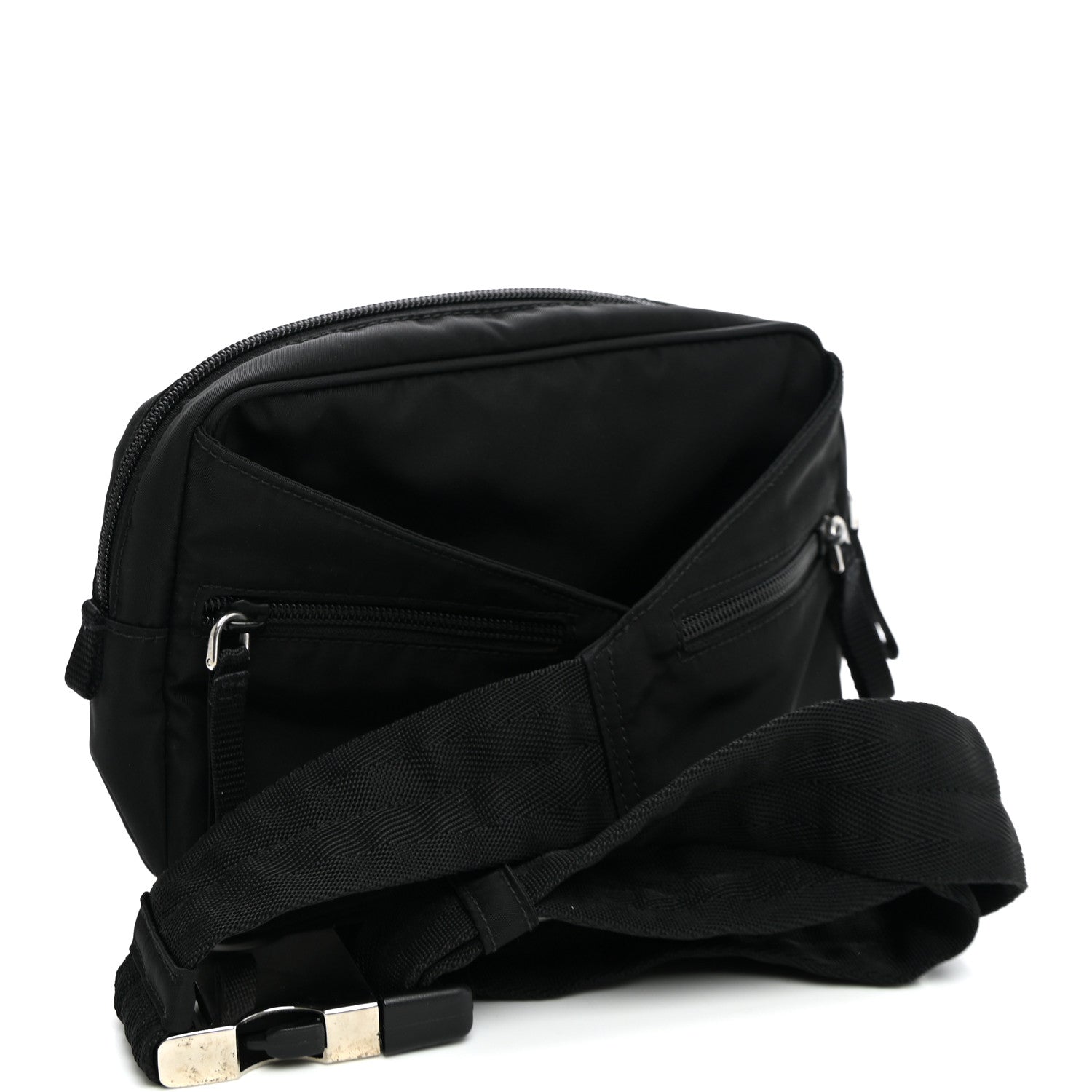 Tessuto Nylon Montagna Belt Bag Black - Image 3