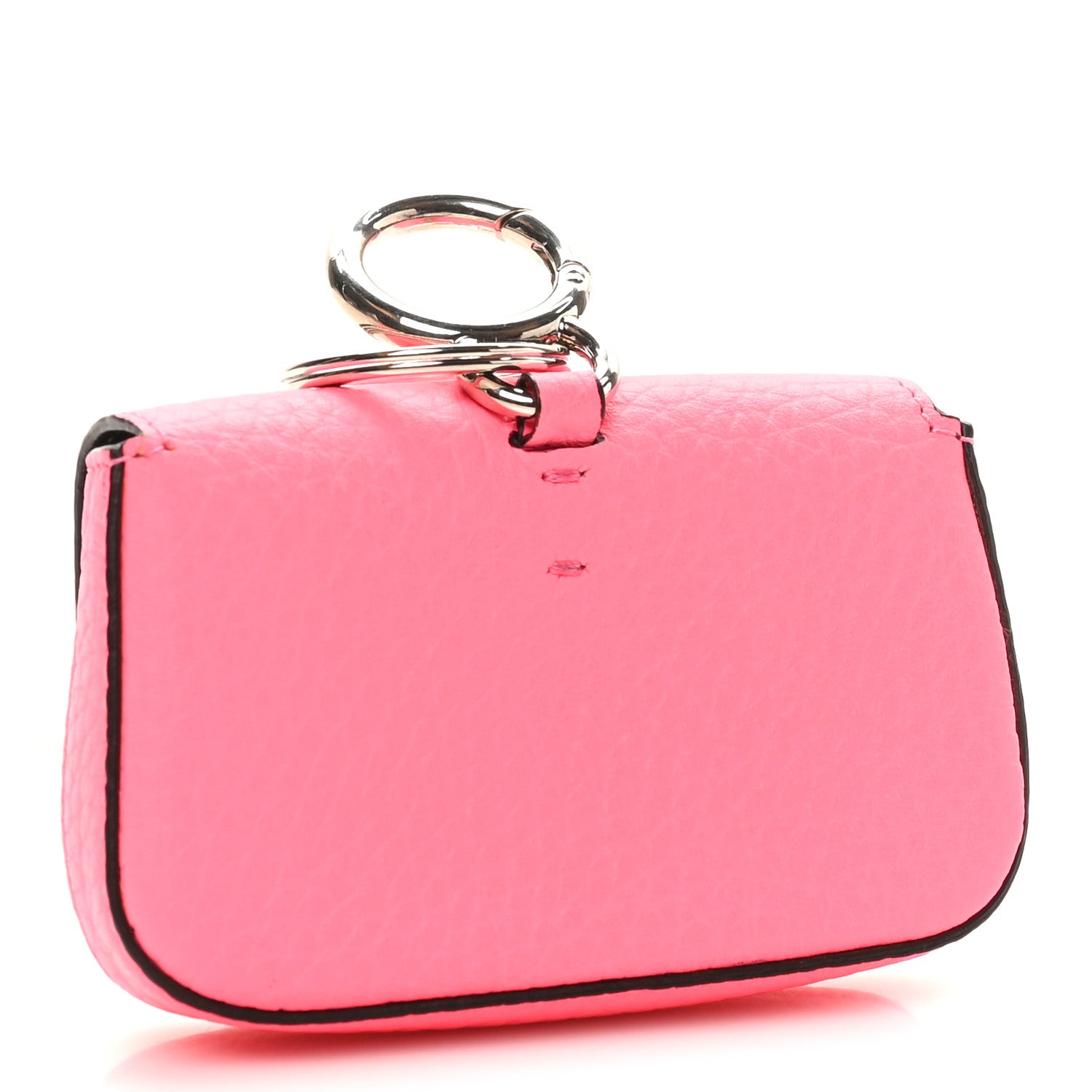 Cuoio Romano Micro Baguette Charm Rosa Fluo - Image 3