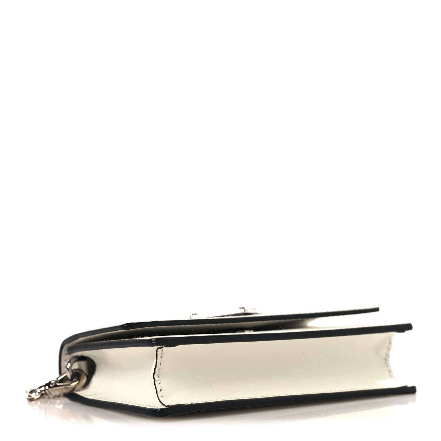 Spazzolato Card Holder With Chain White - Image 4