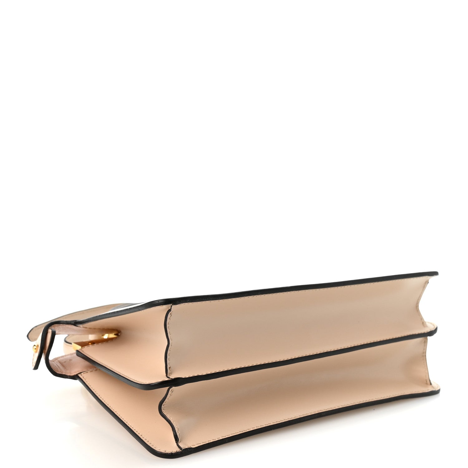 Vitello King Luxor Shiny Nappa Medium Peekaboo I SEE U East West Satchel Light Rose - Image 4