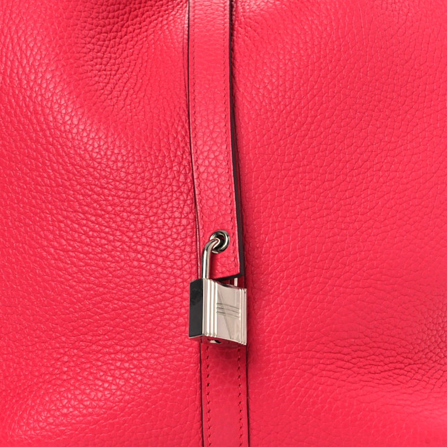Taurillon Clemence Picotin Lock 22 MM Rose Extreme - Image 8