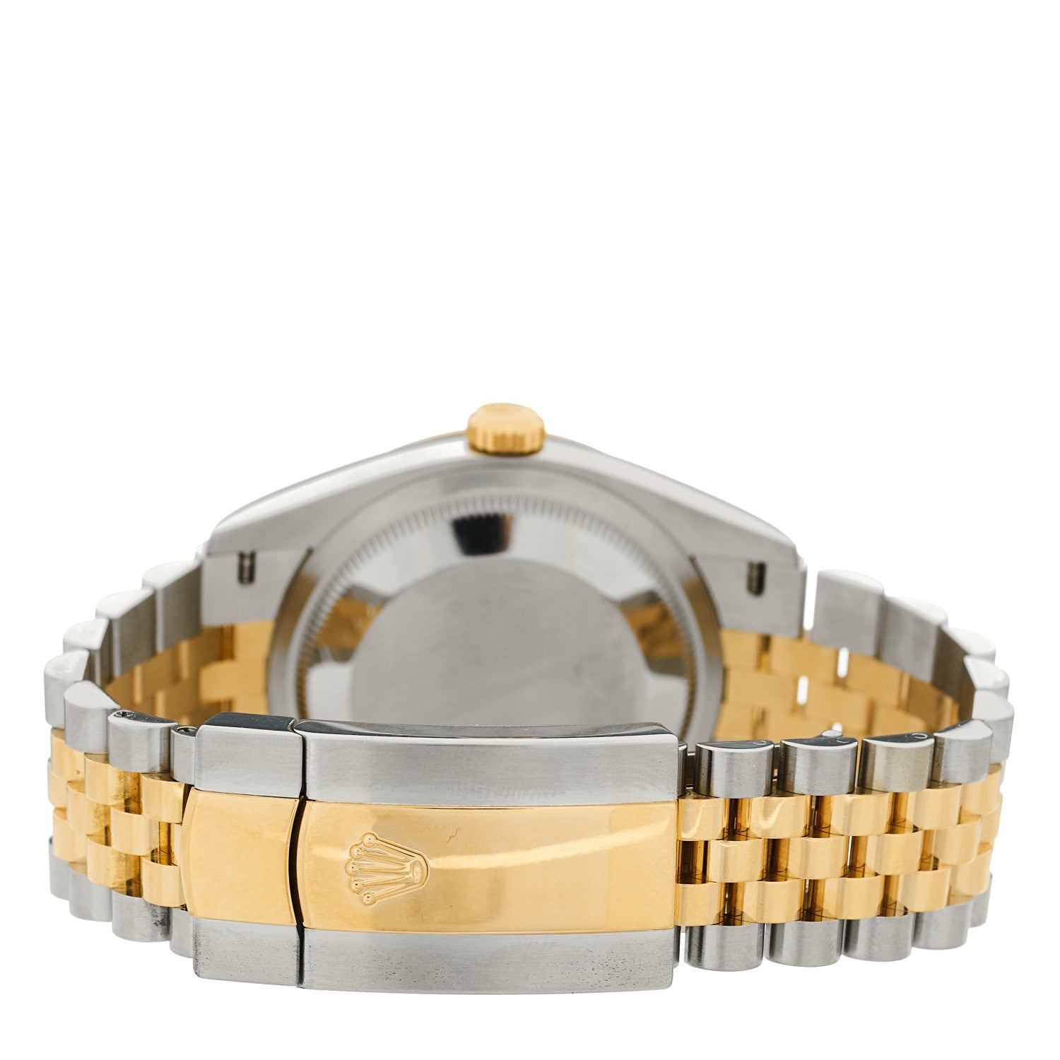 Stainless Steel 18K Yellow Gold Diamond 36mm Oyster Perpetual Datejust Watch Champagne 126233 - Image 3