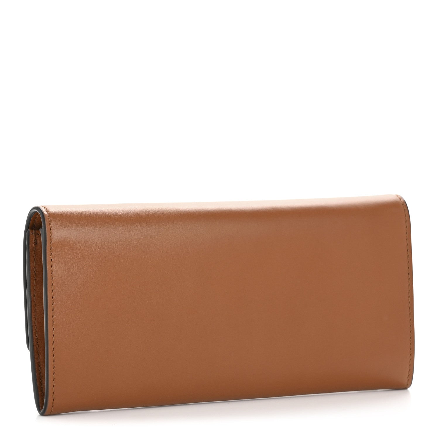 Vitello King Tamponato Logo Embossed Continental Wallet Cuoio - Image 3