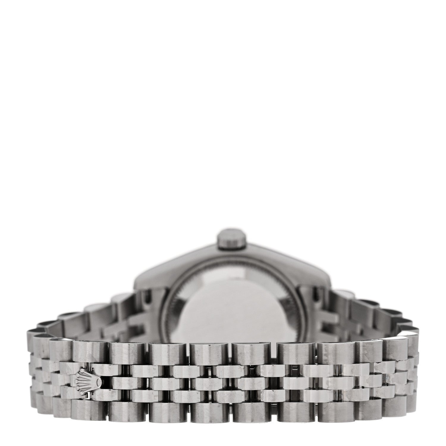 Stainless Steel 18K White Gold Diamond 26mm Oyster Perpetual Datejust Watch Blue Jubilee 179174 - Image 3