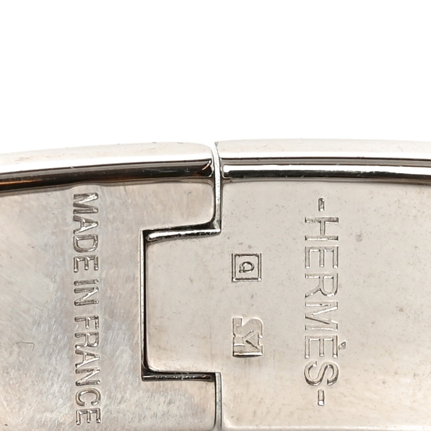 Enamel Narrow Clic Clac H Bracelet PM Orange - Image 4