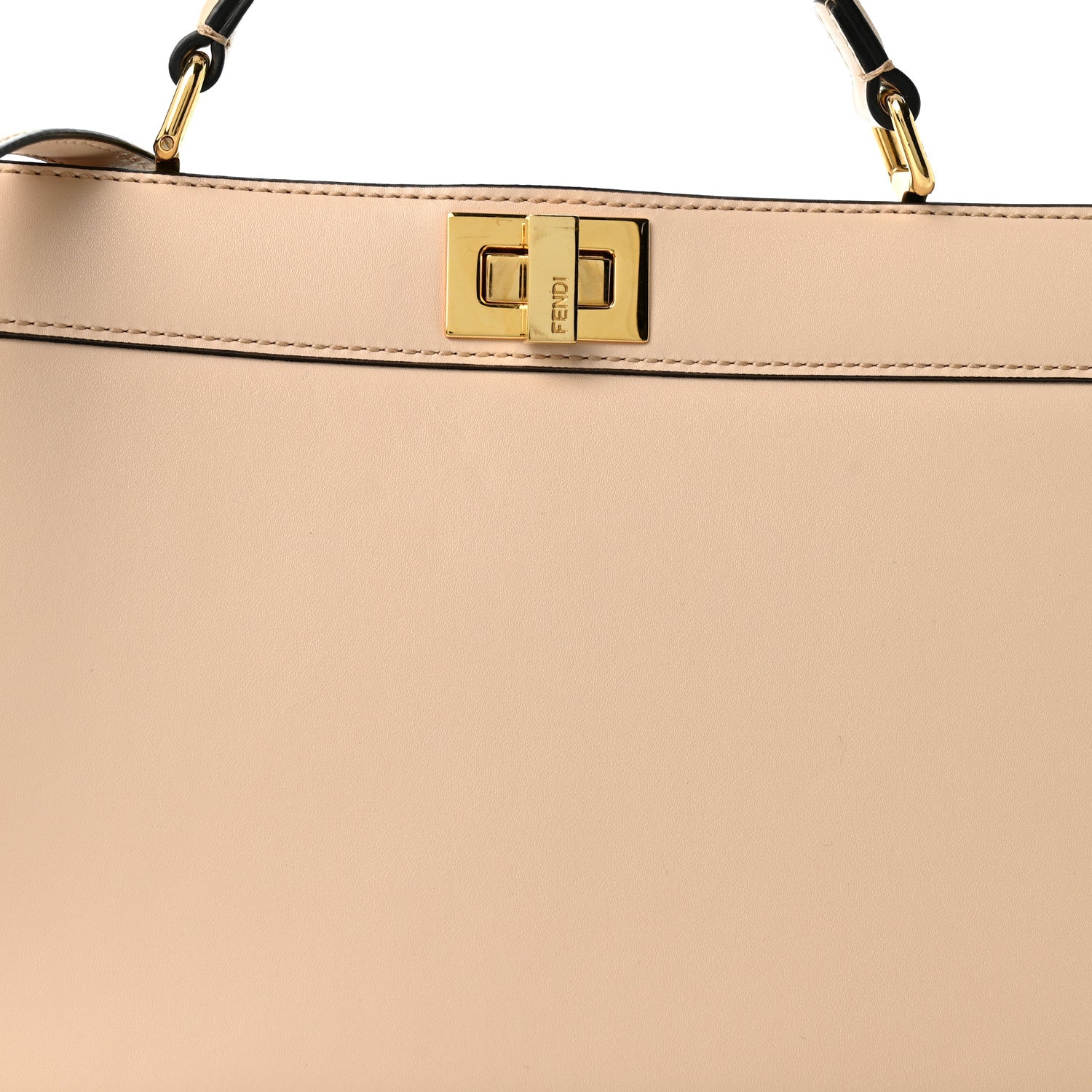 Vitello King Luxor Shiny Nappa Medium Peekaboo I SEE U East West Satchel Light Rose - Image 8