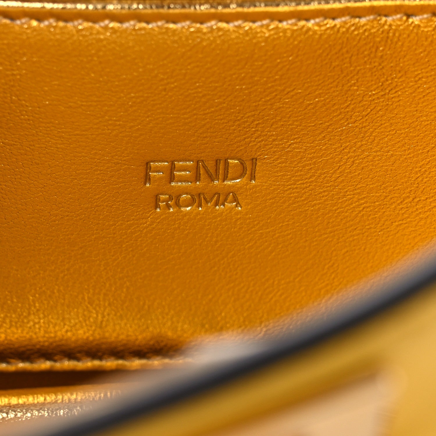 Nappa Small Peekaboo I SEE U East West Chain Satchel Limone - Image 6