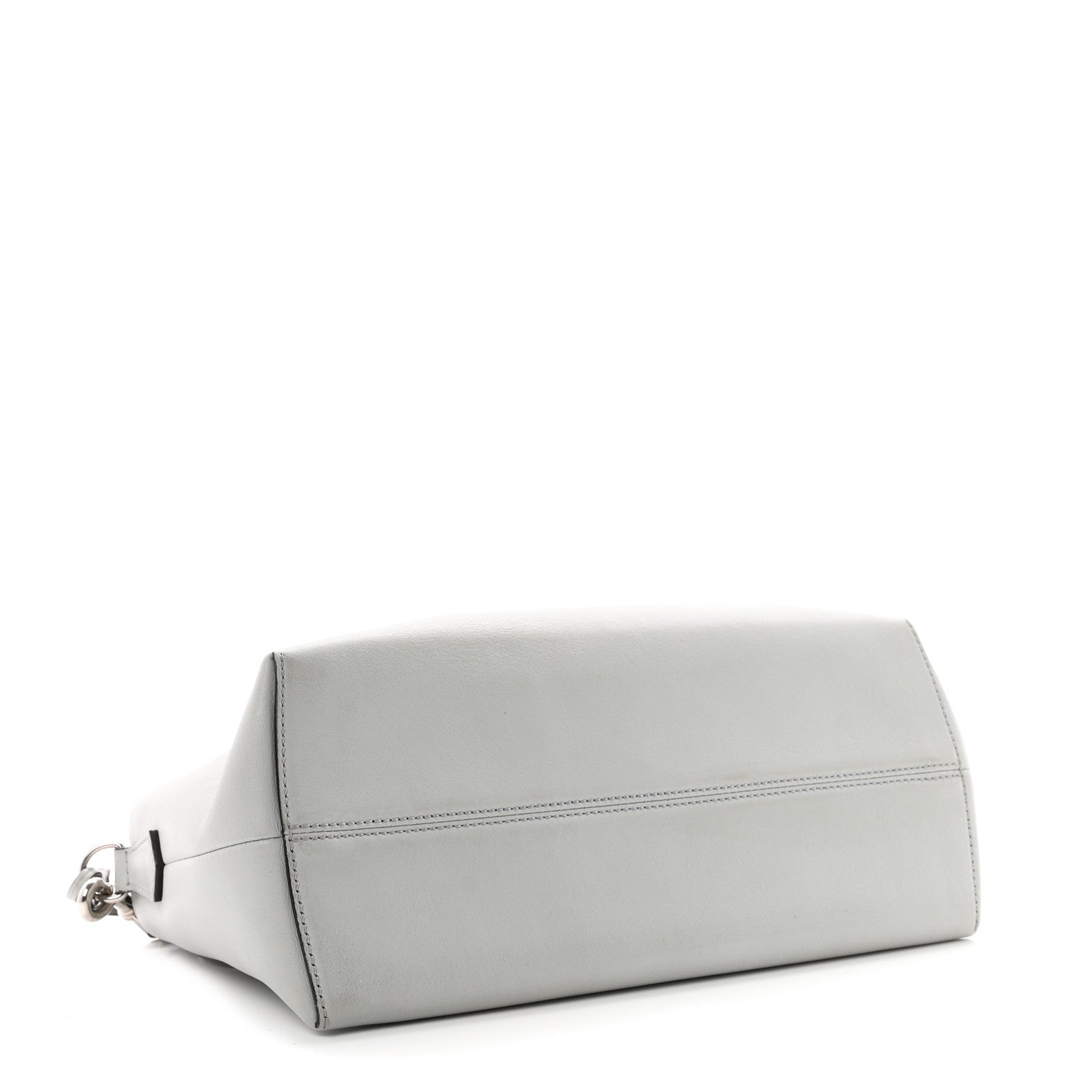 Vitello Dolce Pearl Scalloped Studded Medium By The Way Boston Bag Grigio Perla - Image 4