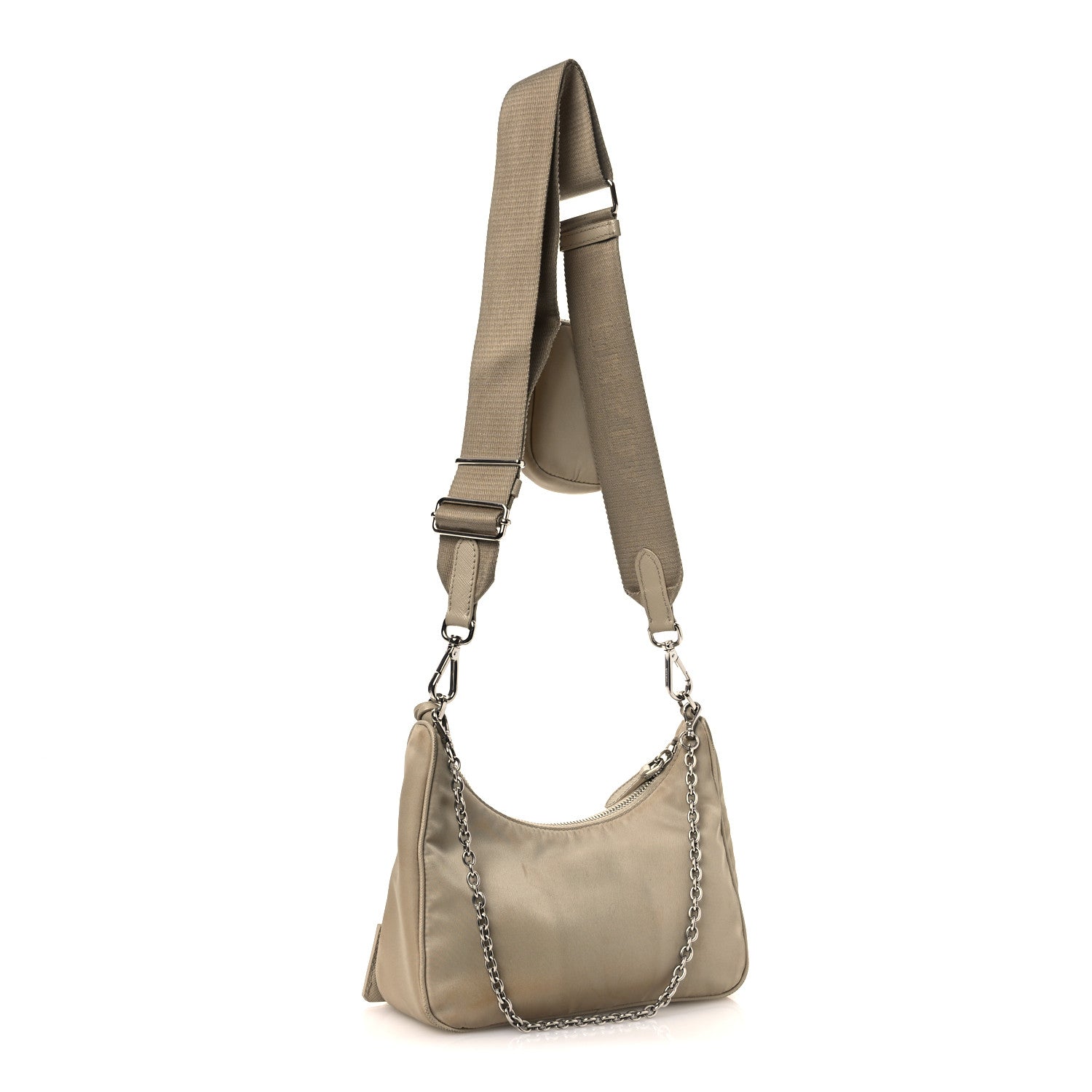 Re-Nylon Saffiano Re-Edition 2005 Shoulder Bag Deserto - 图片 3