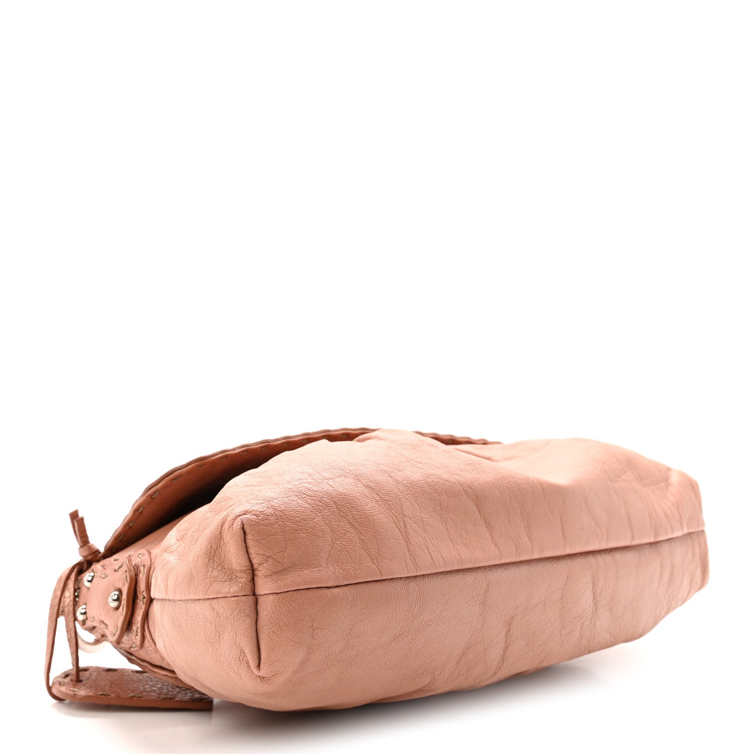 Calfskin Selleria Small Chef Shoulder Bag Bois De Rose - Image 4