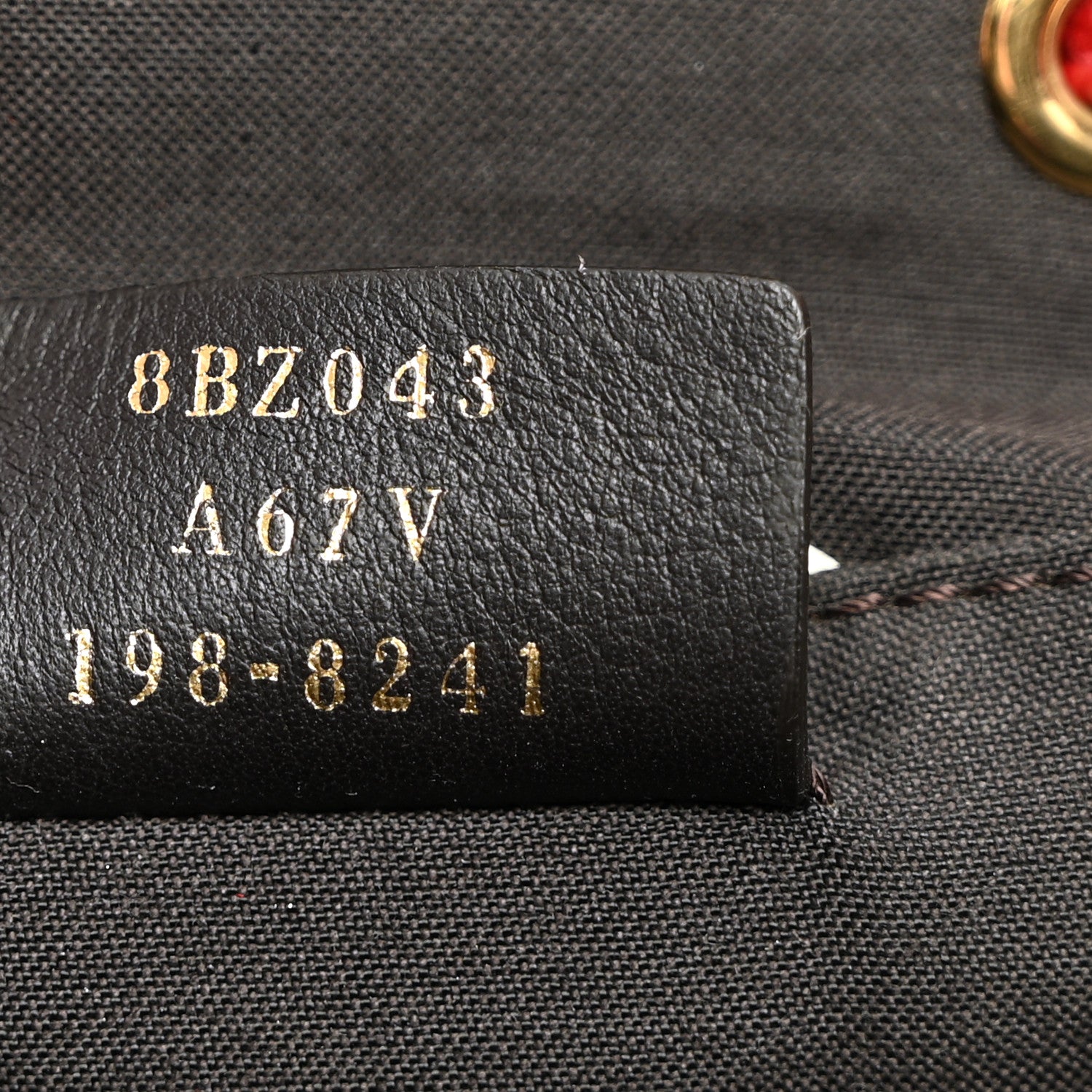 Vitello Cruise Bi-Color FF 1974 Embossed F is Fendi Drawstring Backpack Black Fragola Maya - Image 7